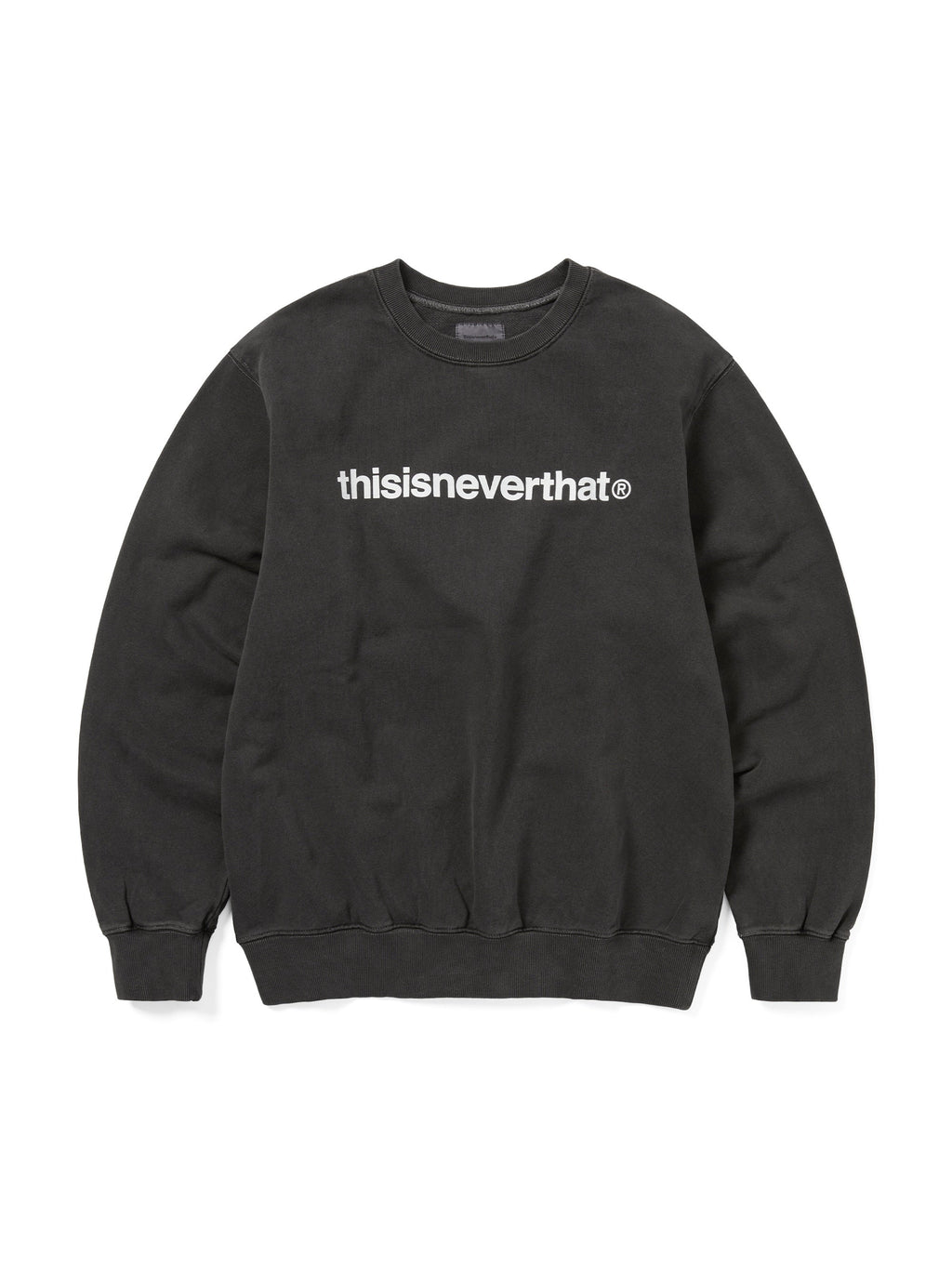 thisisneverthat - T-Logo LT Crewneck (Heather Charcoal) product image 1 | TRAB K-Fashion Australia