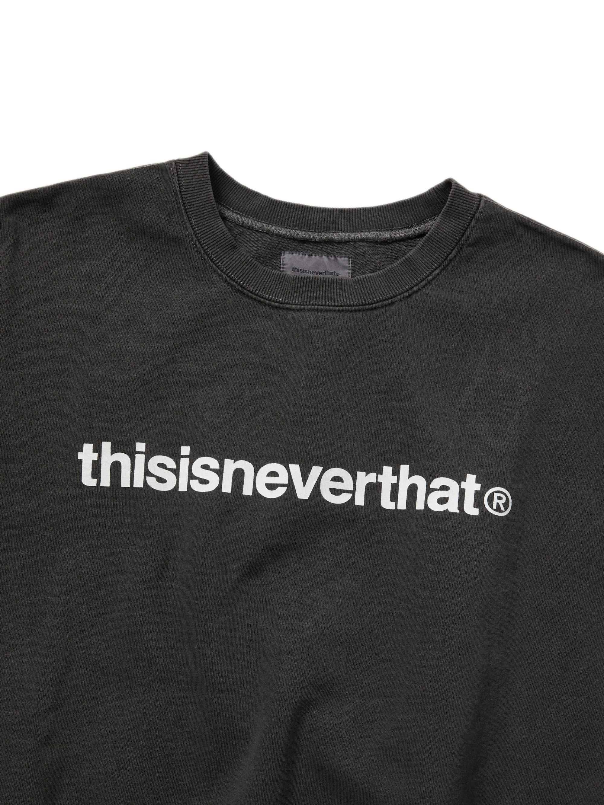 thisisneverthat - T-Logo LT Crewneck (Heather Charcoal) product image 2 | TRAB K-Fashion Australia