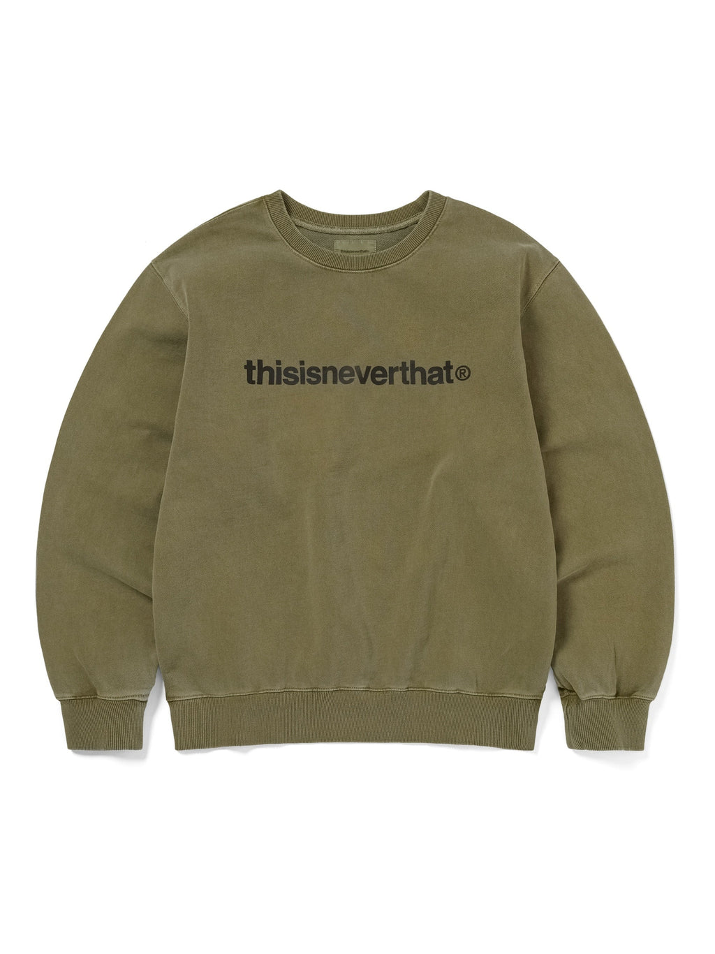 thisisneverthat - T-Logo LT Crewneck (Moss) product image 1 | TRAB K-Fashion Australia