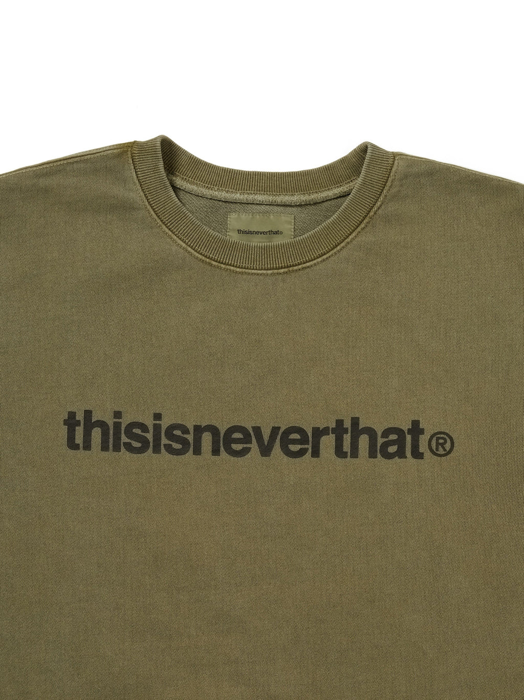 thisisneverthat - T-Logo LT Crewneck (Moss) product image 2 | TRAB K-Fashion Australia