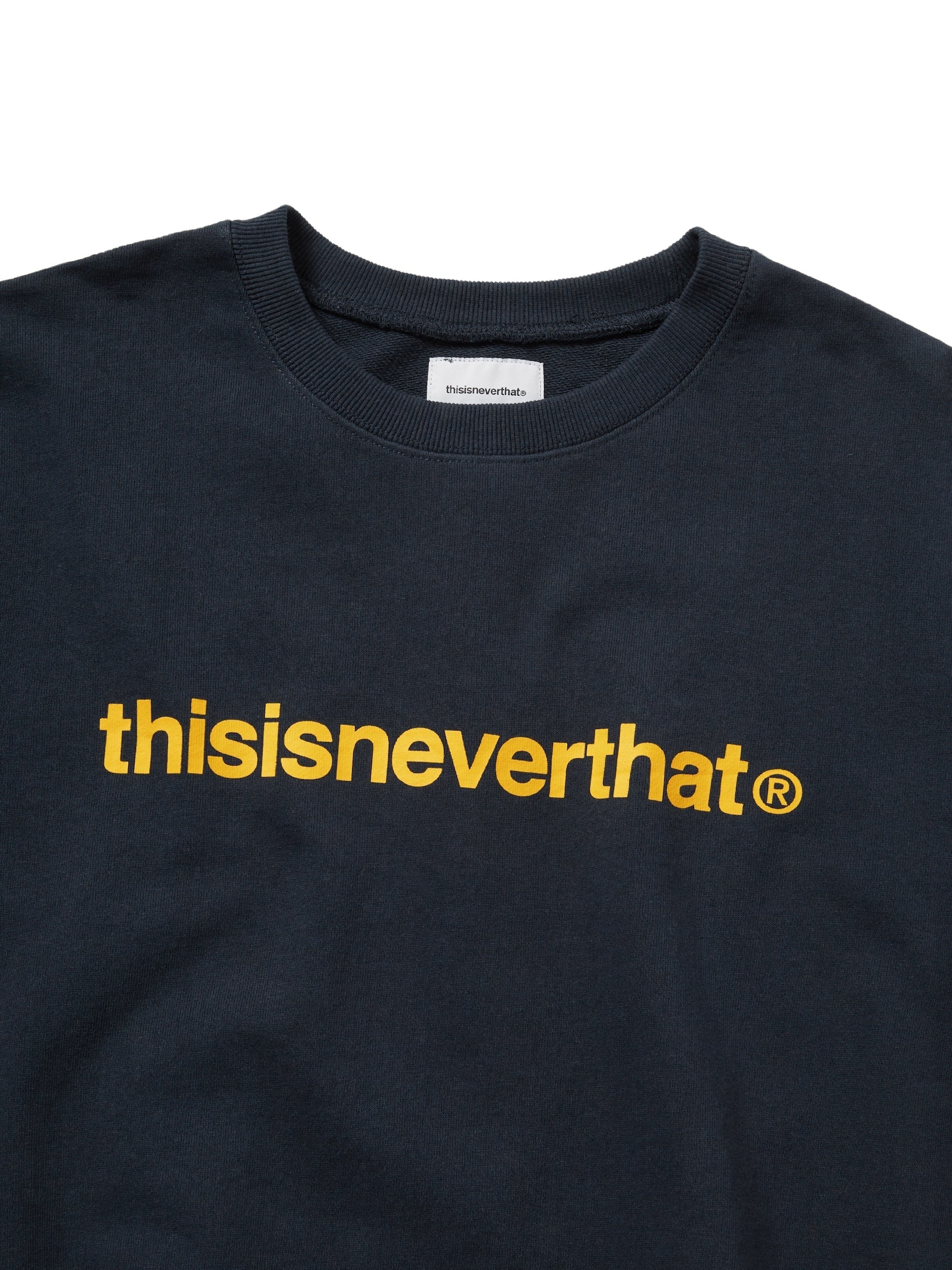 thisisneverthat - T-Logo LT Crewneck (Navy) product image 2 | TRAB K-Fashion Australia