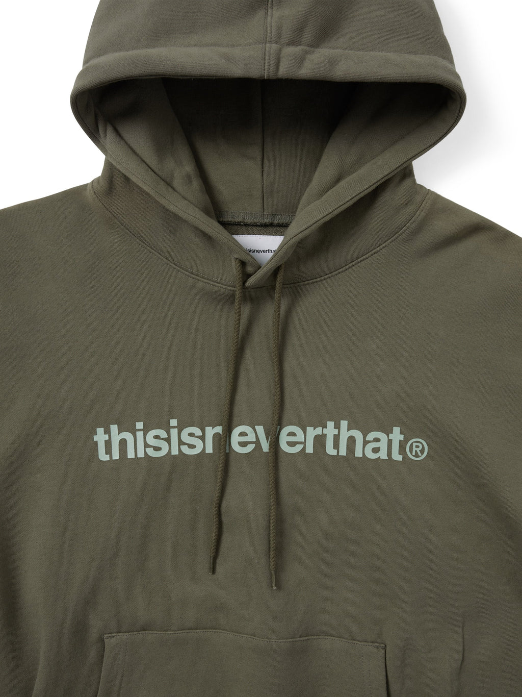thisisneverthat - T-Logo LT Hoodie (Dark Olive) product image 2 | TRAB K-Fashion Australia