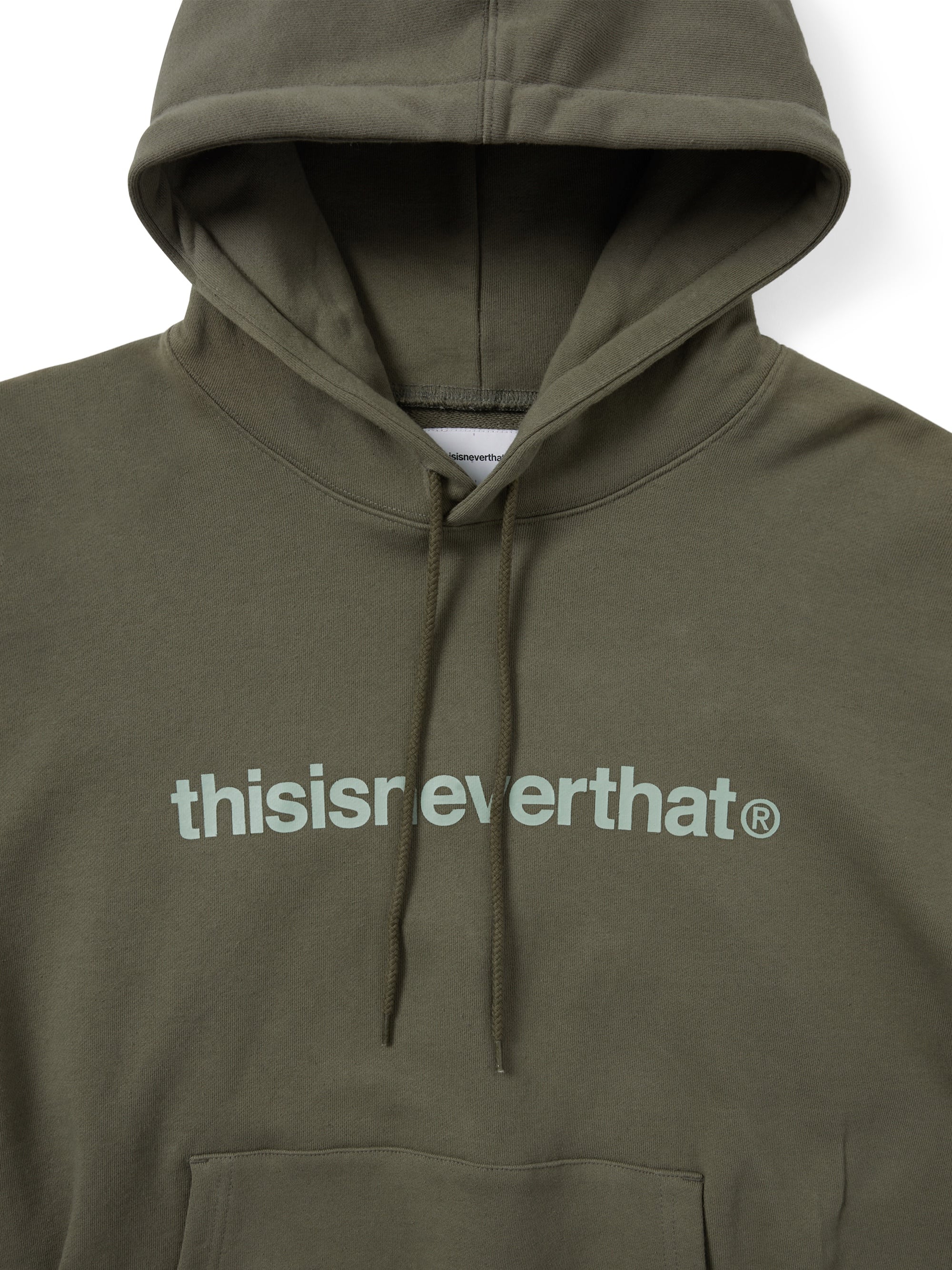 thisisneverthat - T-Logo LT Hoodie (Olive) product image 2 | TRAB K-Fashion Australia