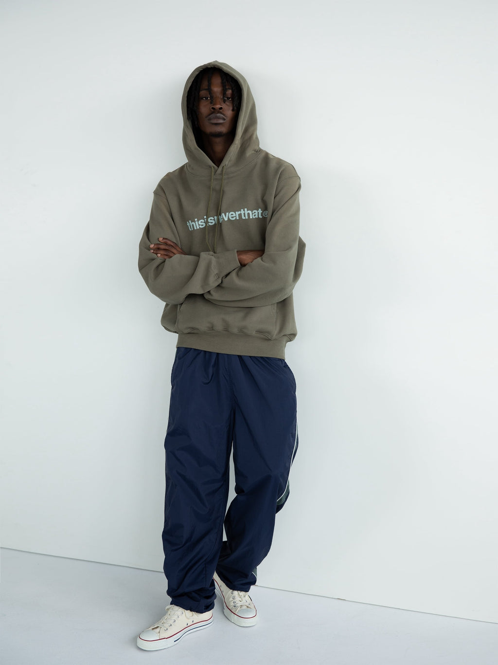 thisisneverthat - T-Logo LT Hoodie (Olive) product image 4 | TRAB K-Fashion Australia