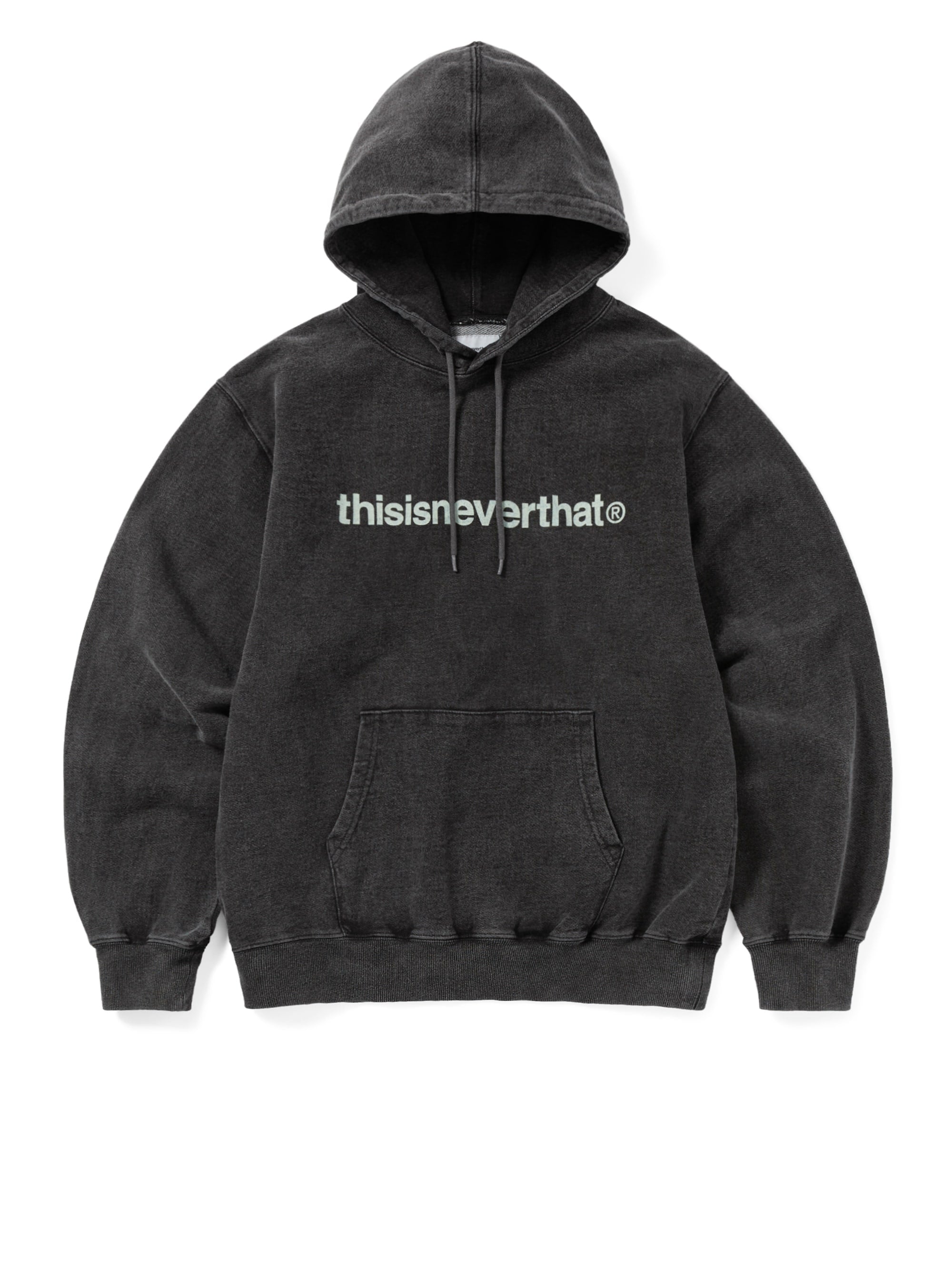 thisisneverthat - T-Logo LT Hoodie (Washed Black) product image 1 | TRAB K-Fashion Australia