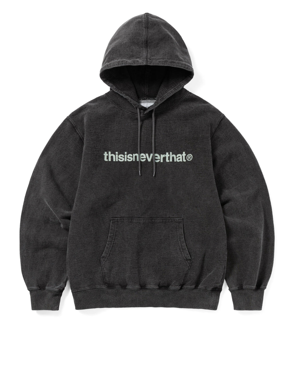 thisisneverthat - T-Logo LT Hoodie (Washed Black) product image 1 | TRAB K-Fashion Australia