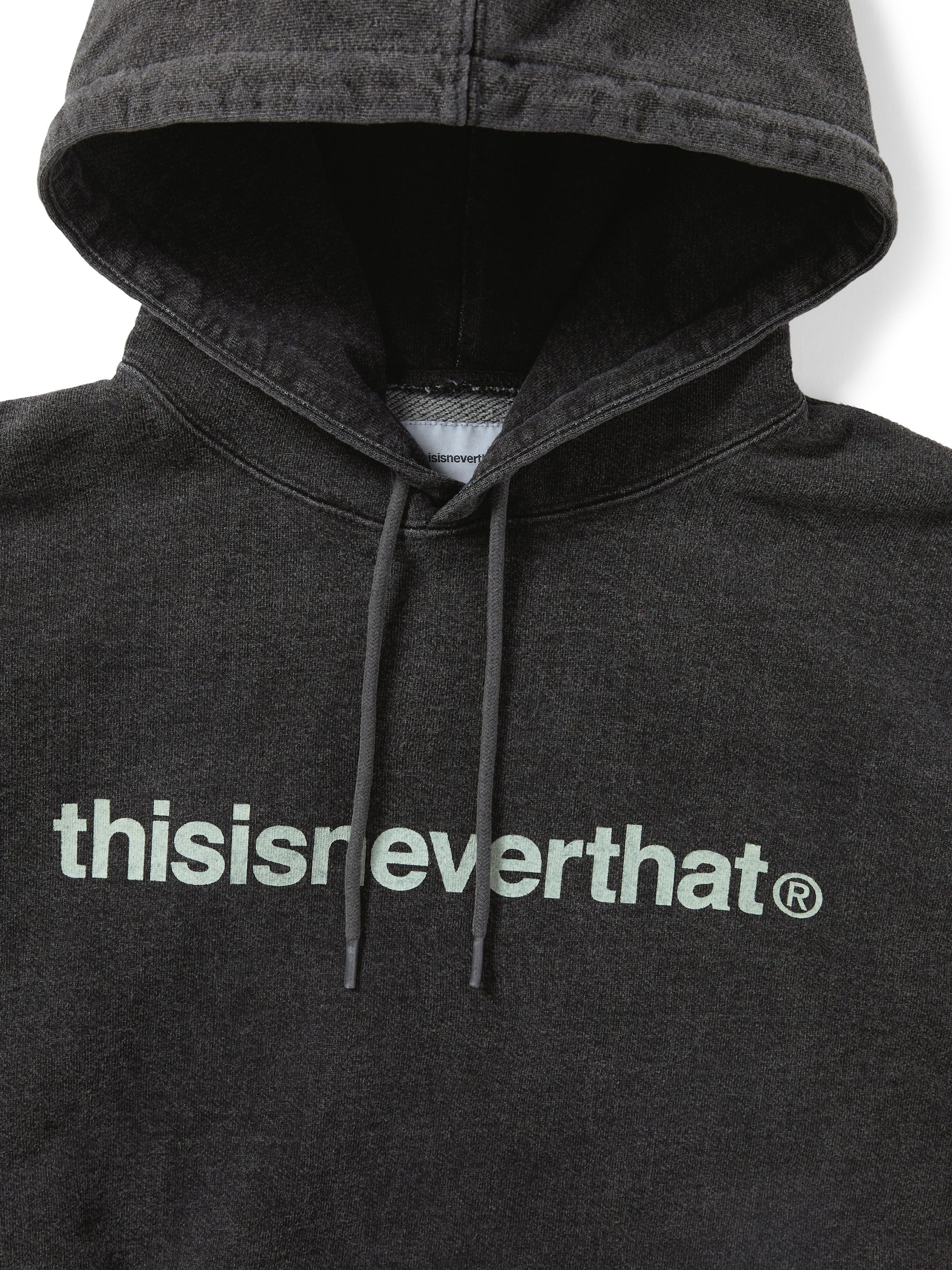 thisisneverthat - T-Logo LT Hoodie (Washed Black) product image 2 | TRAB K-Fashion Australia