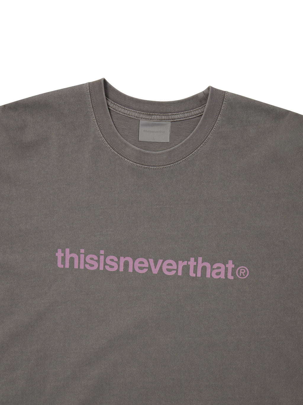 thisisneverthat - T-Logo L/S Tee (Dark Grey) product image 2 | TRAB K-Fashion Australia