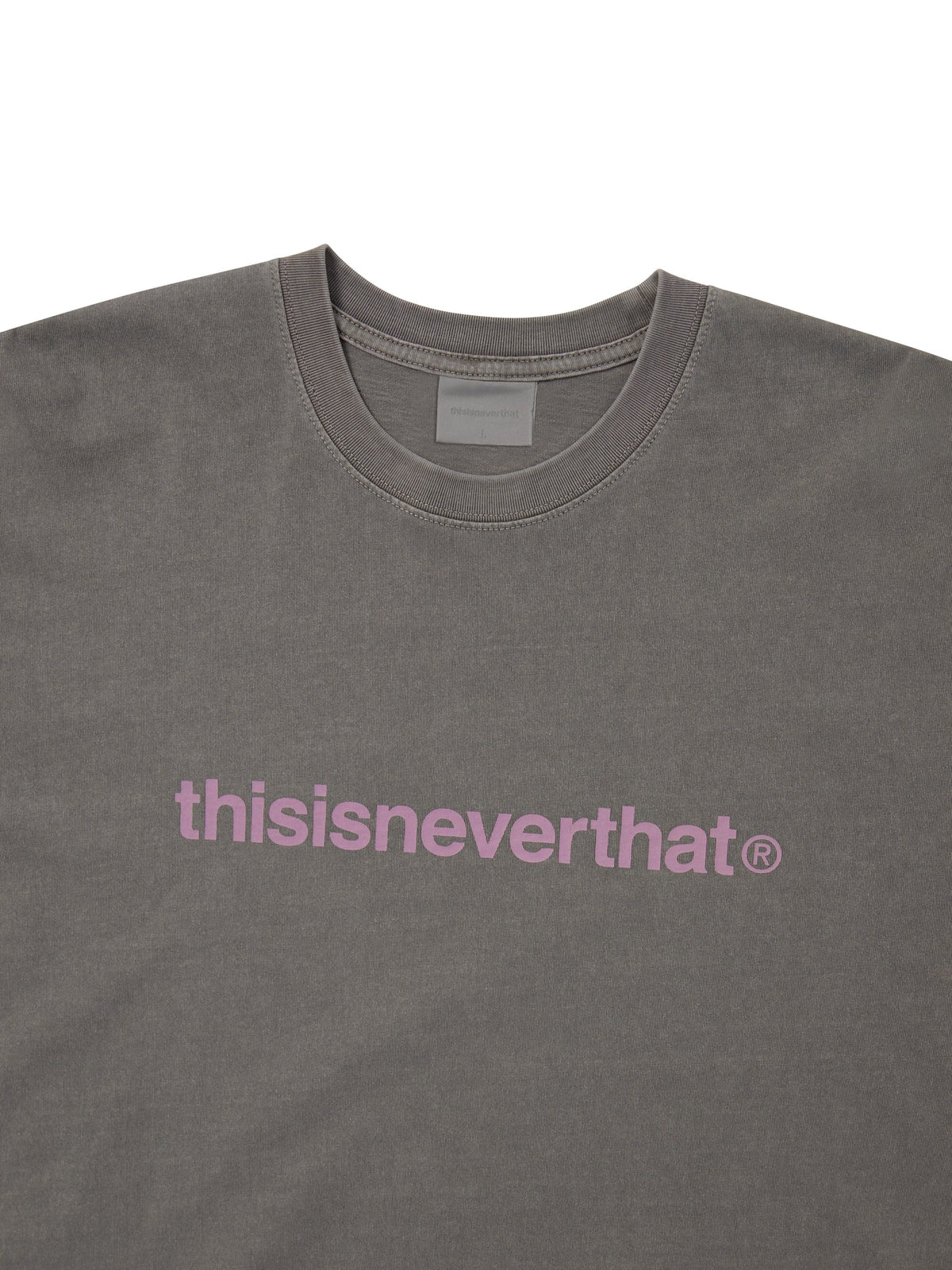 thisisneverthat - T-Logo L/S Tee (Dark Grey) product image 2 | TRAB K-Fashion Australia