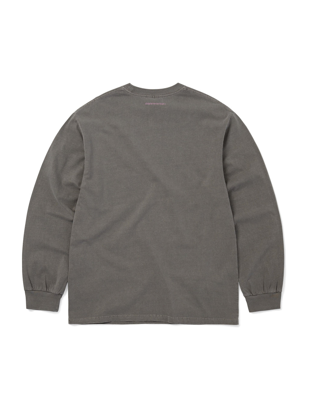 thisisneverthat - T-Logo L/S Tee (Dark Grey) product image 3 | TRAB K-Fashion Australia