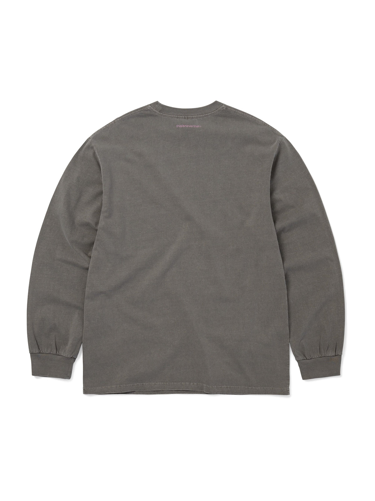 thisisneverthat - T-Logo L/S Tee (Dark Grey) product image 3 | TRAB K-Fashion Australia
