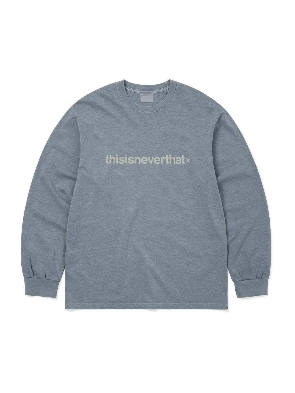 thisisneverthat - T-Logo L/S Tee (Ash Blue) product image 1 | TRAB K-Fashion Australia