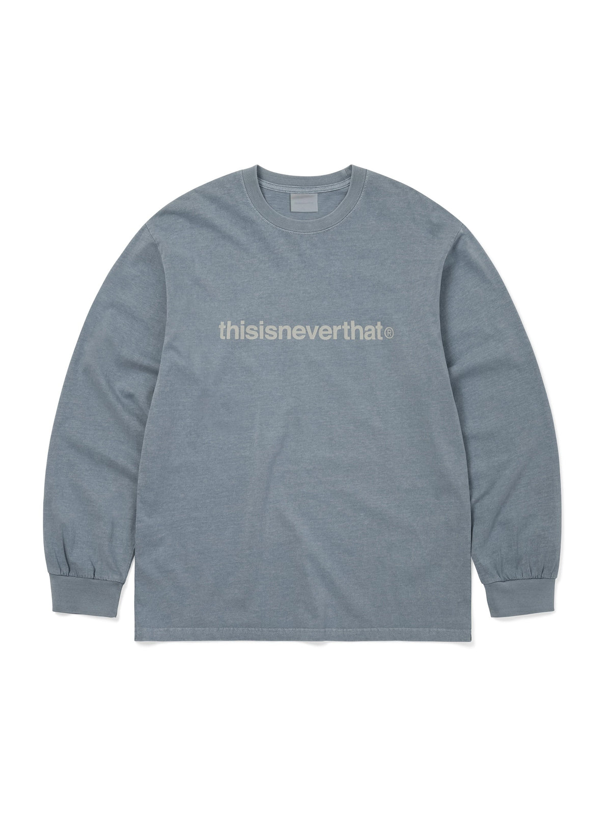 thisisneverthat - T-Logo L/S Tee (Ash Blue) product image 1 | TRAB K-Fashion Australia