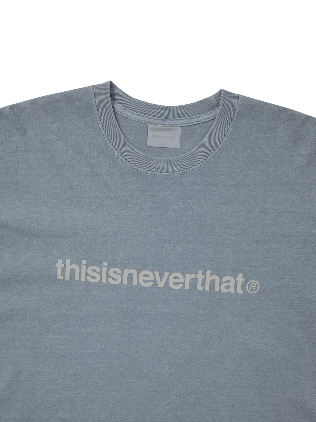 thisisneverthat - T-Logo L/S Tee (Ash Blue) product image 2 | TRAB K-Fashion Australia