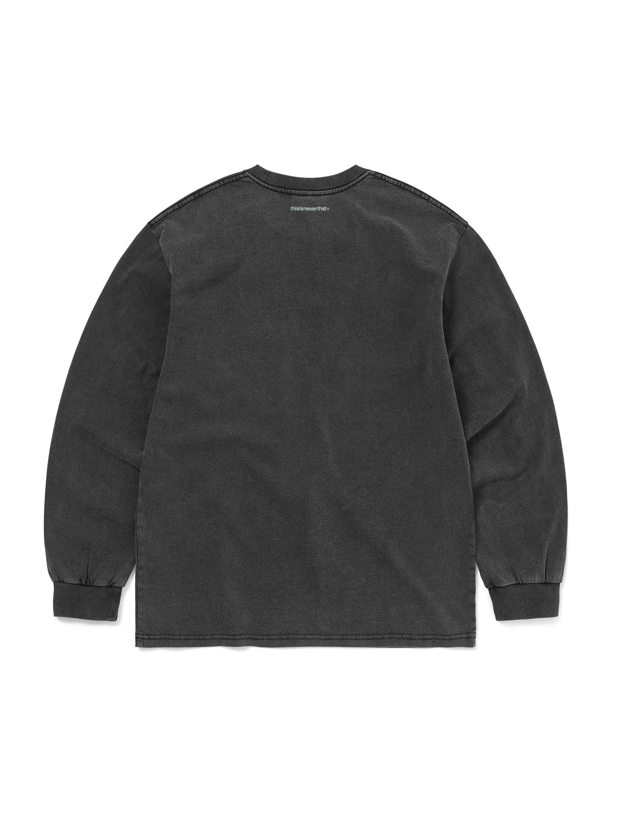 thisisneverthat - T-Logo L/S Tee (Washed Black) product image 3 | TRAB K-Fashion Australia