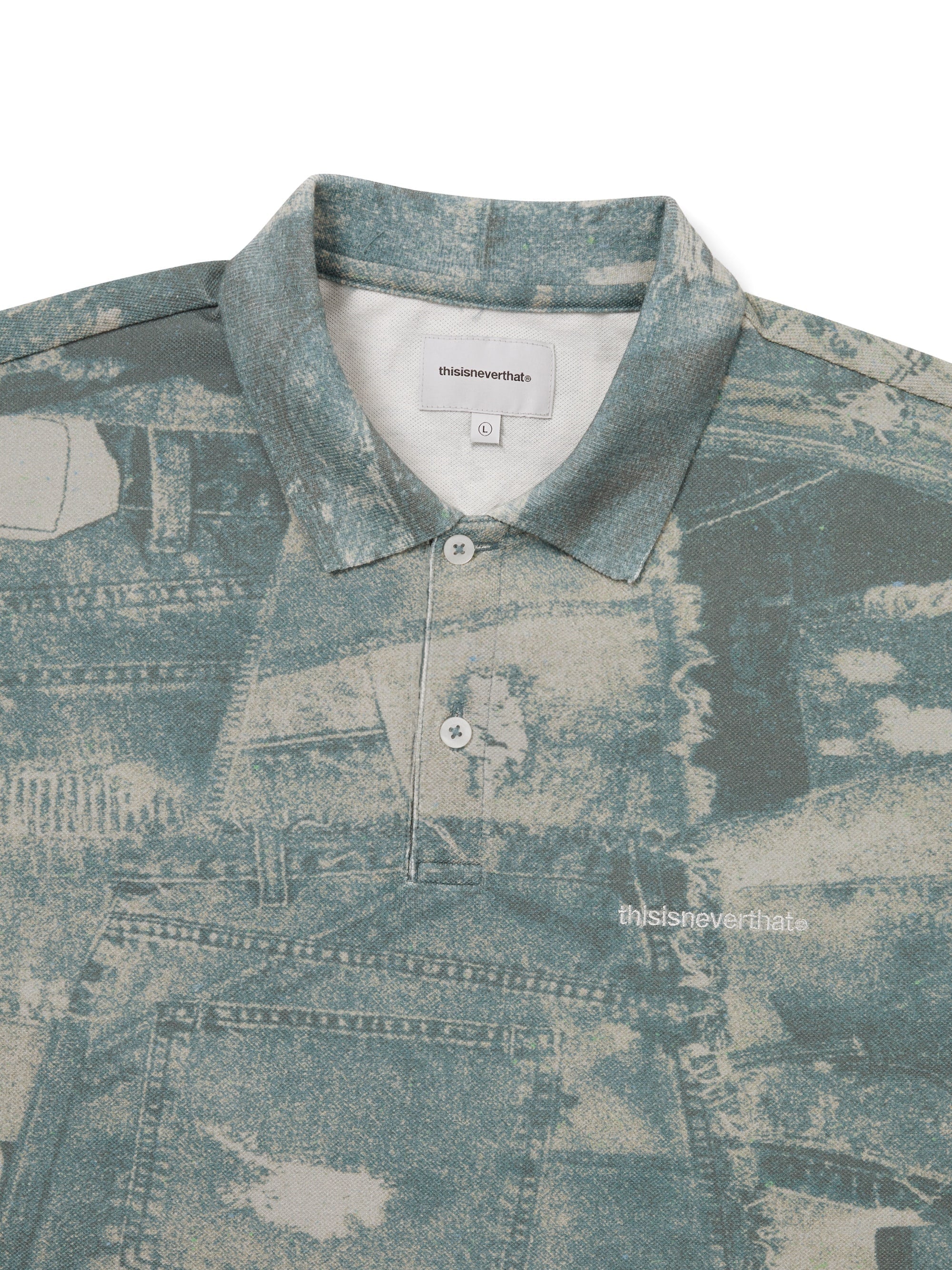 thisisneverthat - T-Logo S/S Jersey Polo (Patchwork) product image 2 | TRAB K-Fashion Australia