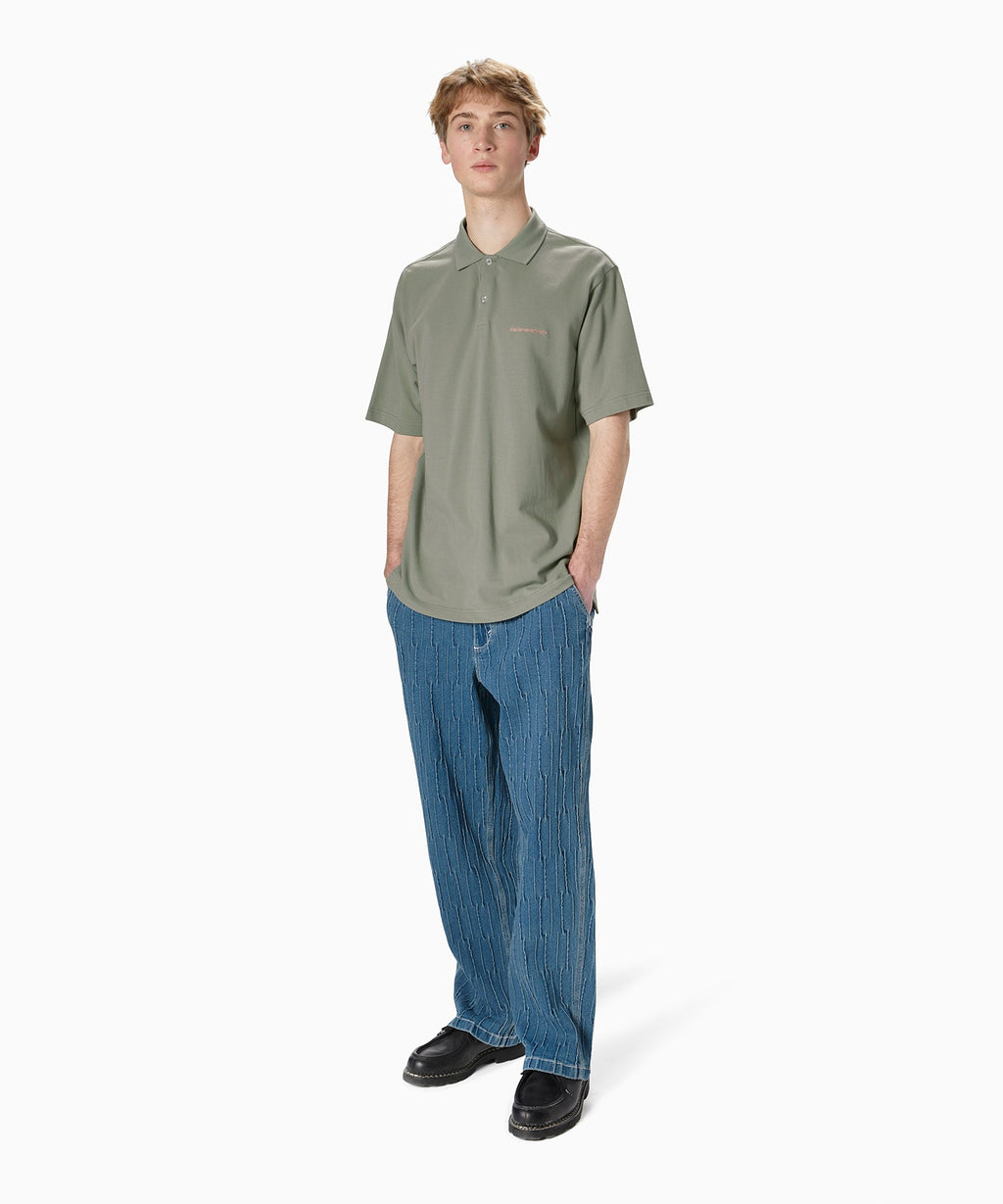thisisneverthat - T-Logo S/S Jersey Polo (Light Olive) product image 4 | TRAB K-Fashion Australia