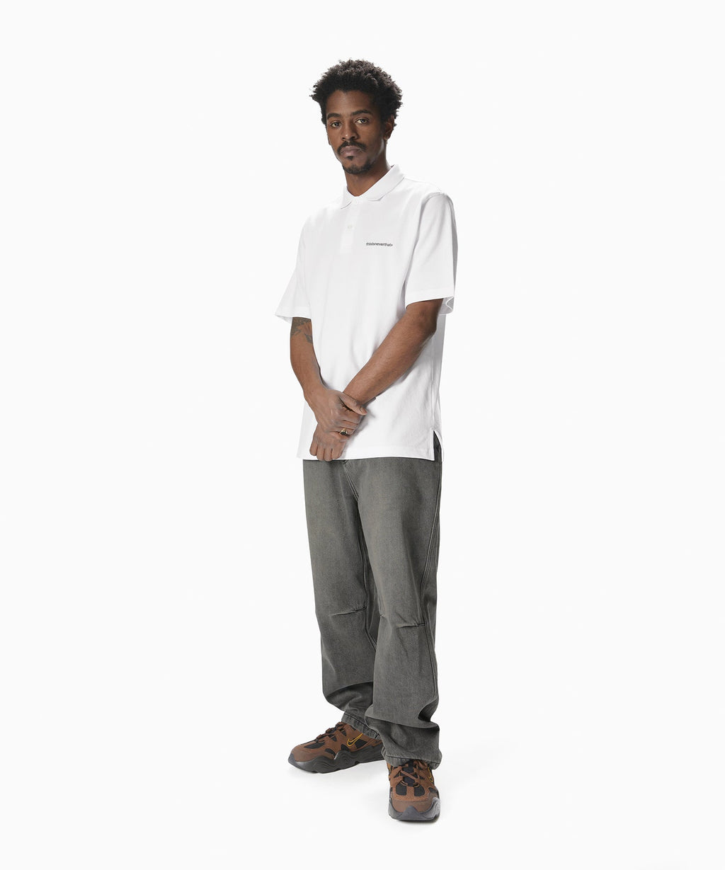 thisisneverthat - T-Logo S/S Jersey Polo (White) product image 4 | TRAB K-Fashion Australia