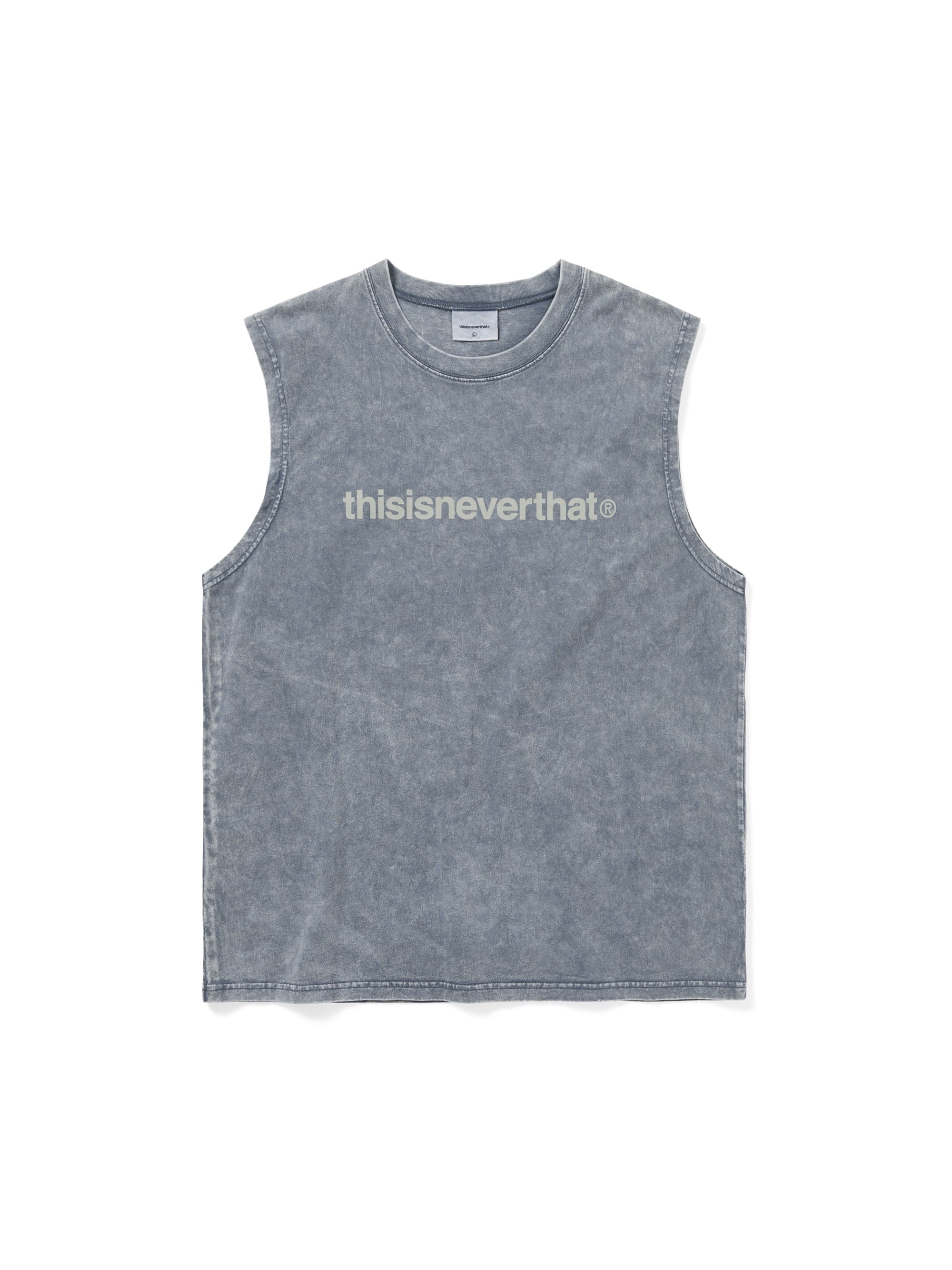 thisisneverthat - T-Logo Sleeveless (Faded Navy) product image 1 | TRAB K-Fashion Australia