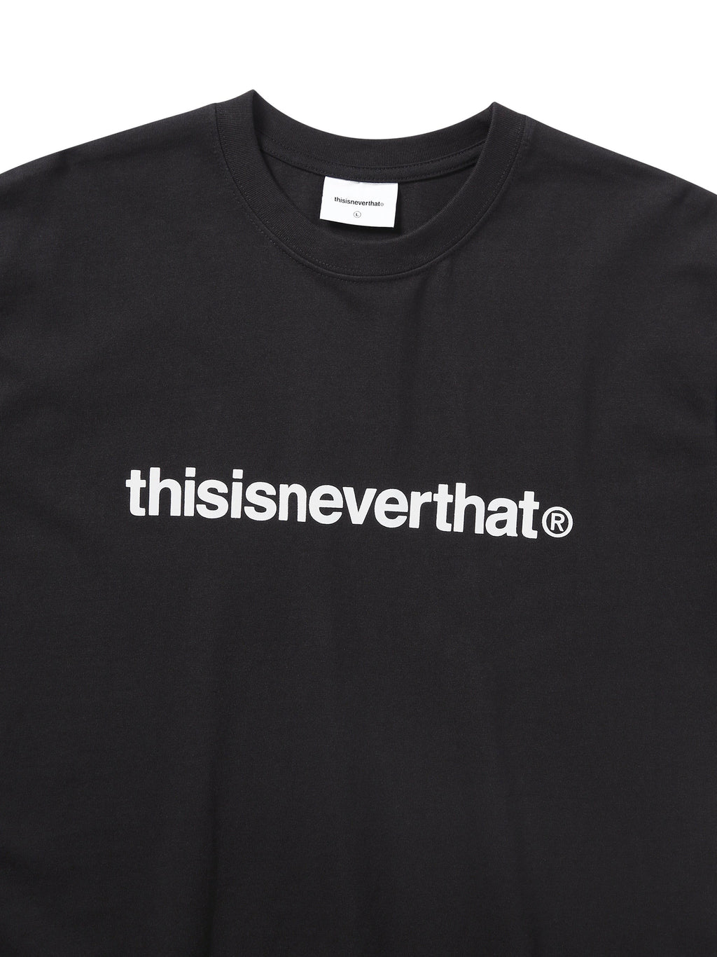 thisisneverthat - T-Logo Tee (Black) product image 2 | TRAB K-Fashion Australia