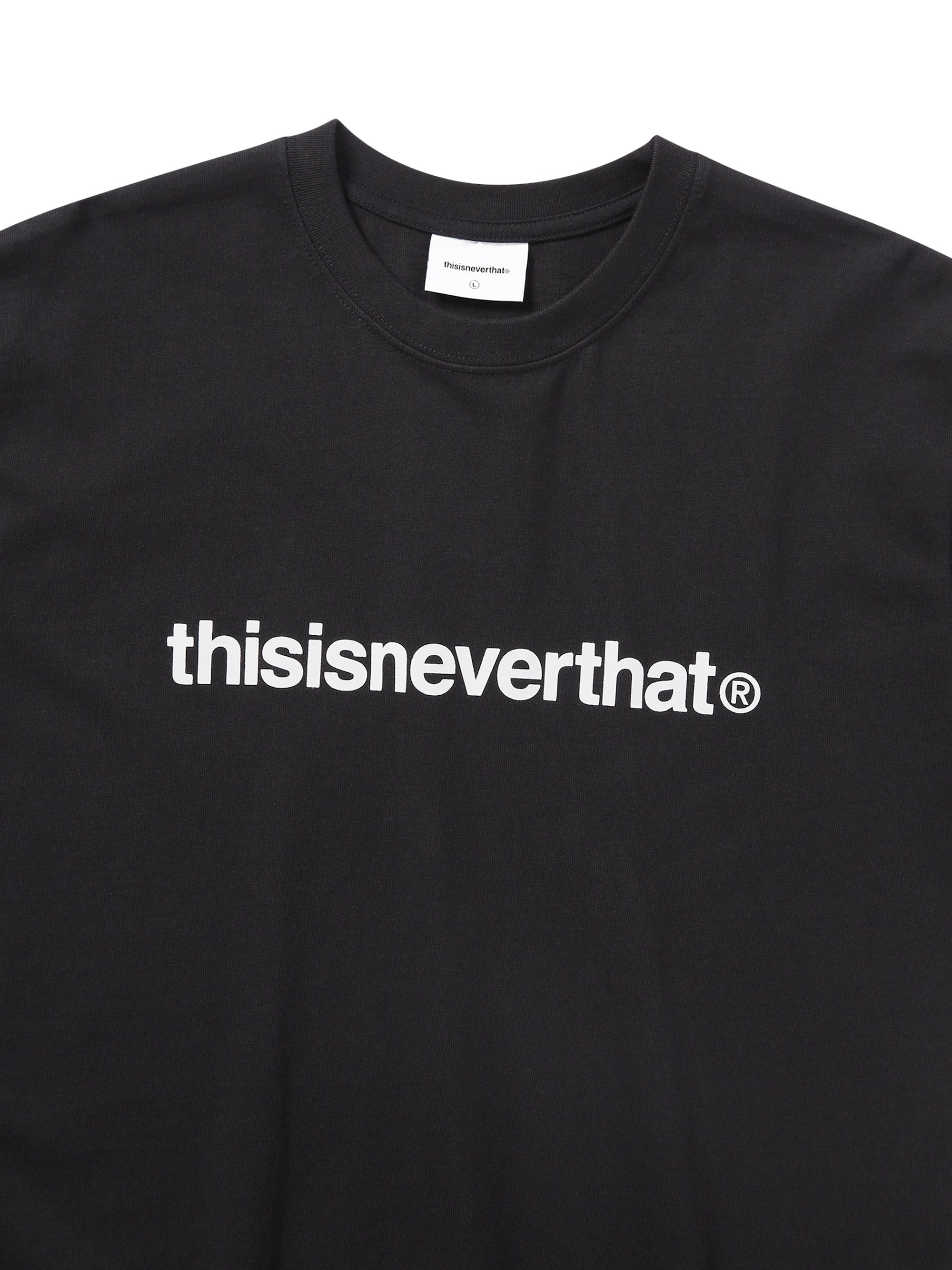 thisisneverthat - T-Logo Tee (Black) product image 2 | TRAB K-Fashion Australia