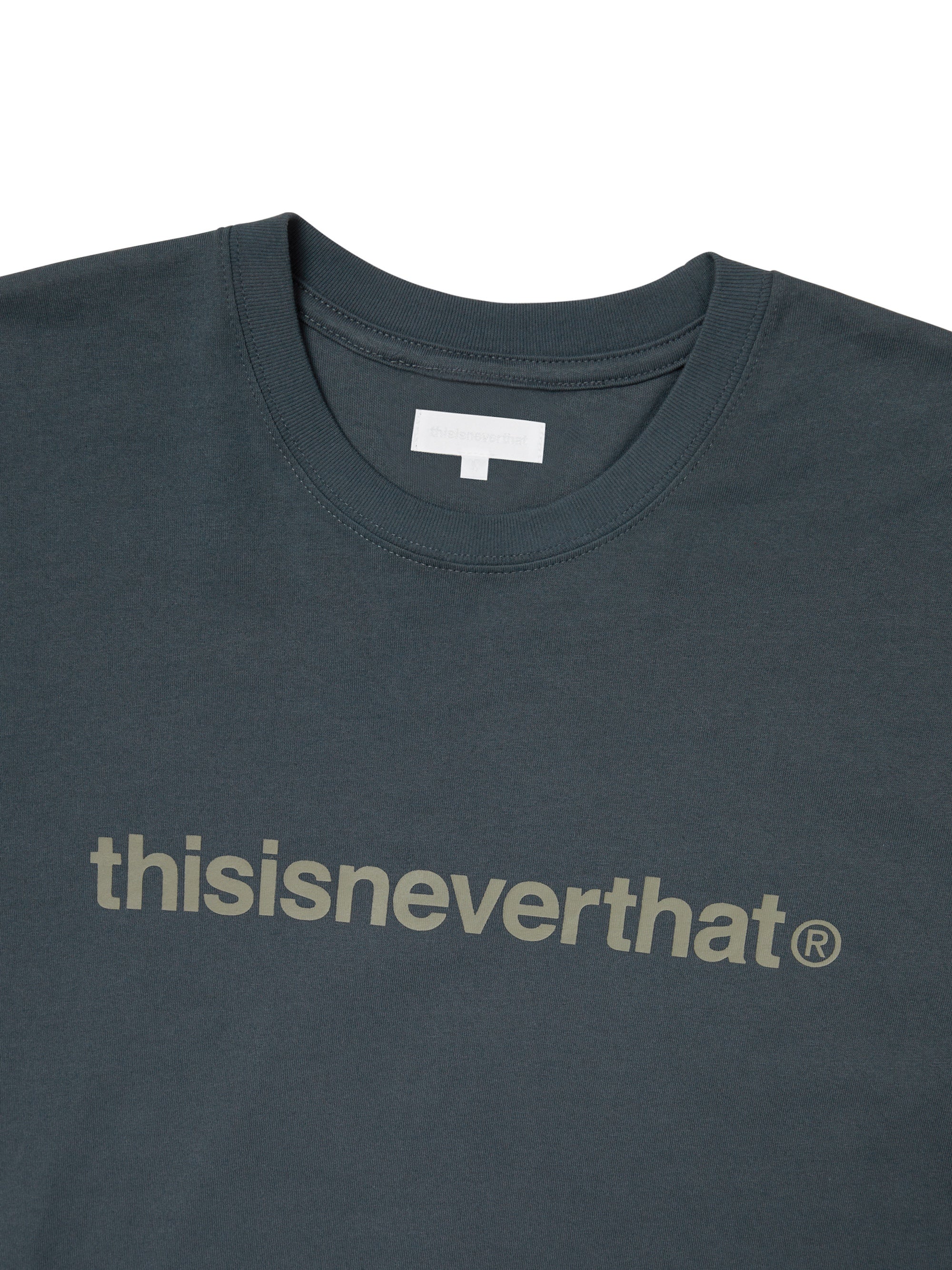 thisisneverthat - T-Logo Tee (Blue Grey) product image 2 | TRAB K-Fashion Australia