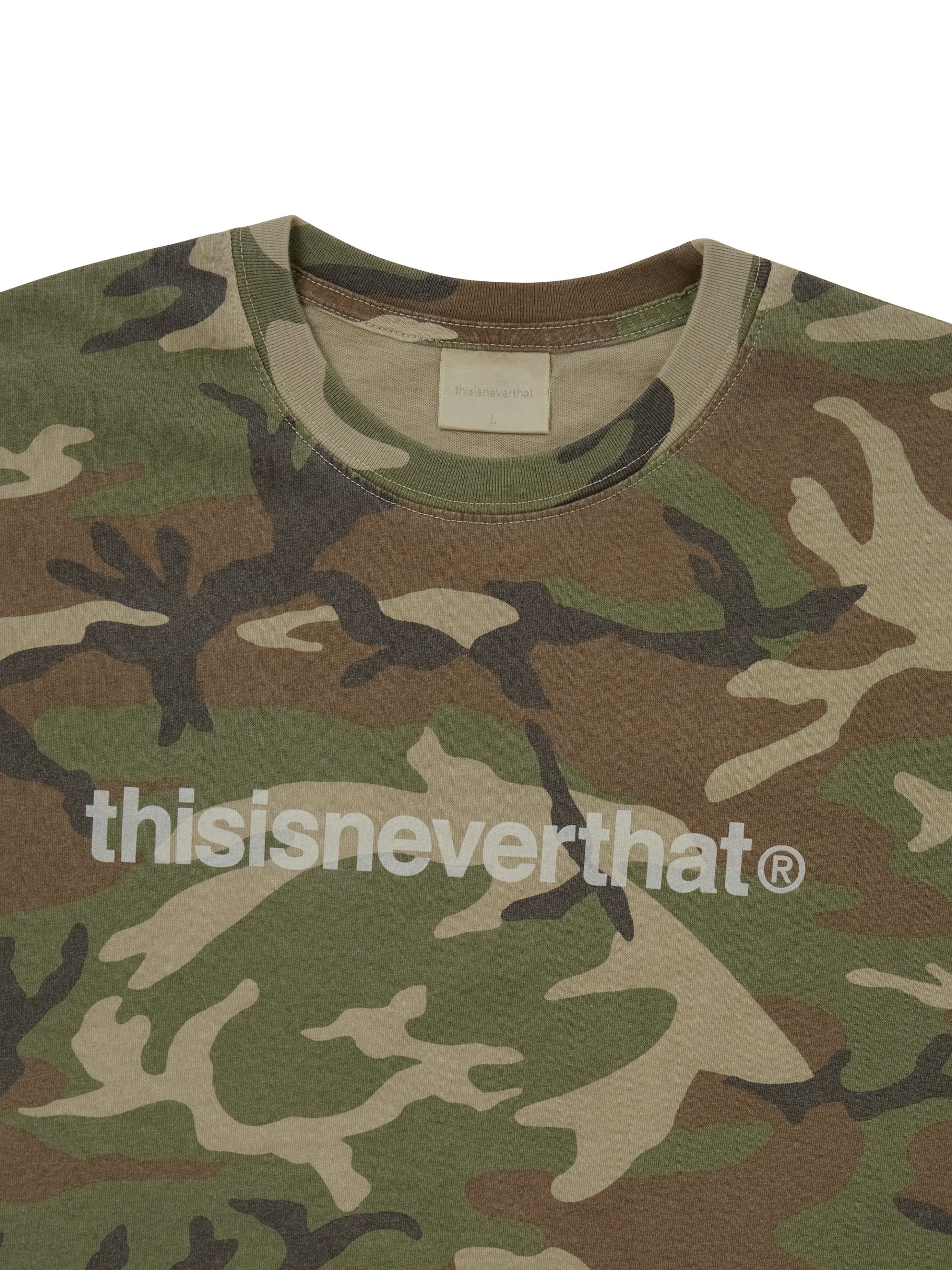 thisisneverthat - T-Logo Tee (Camo) product image 2 | TRAB K-Fashion Australia