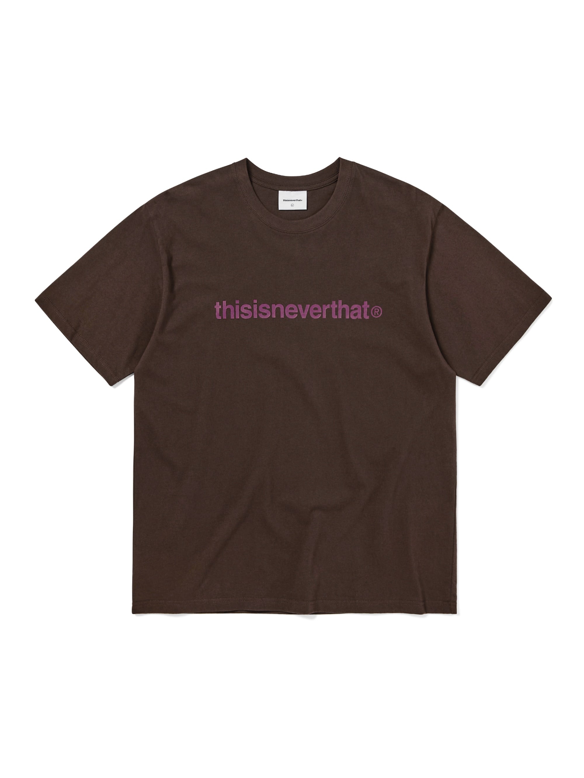 thisisneverthat - T-Logo Tee (Dark Chocolate) product image 1 | TRAB K-Fashion Australia