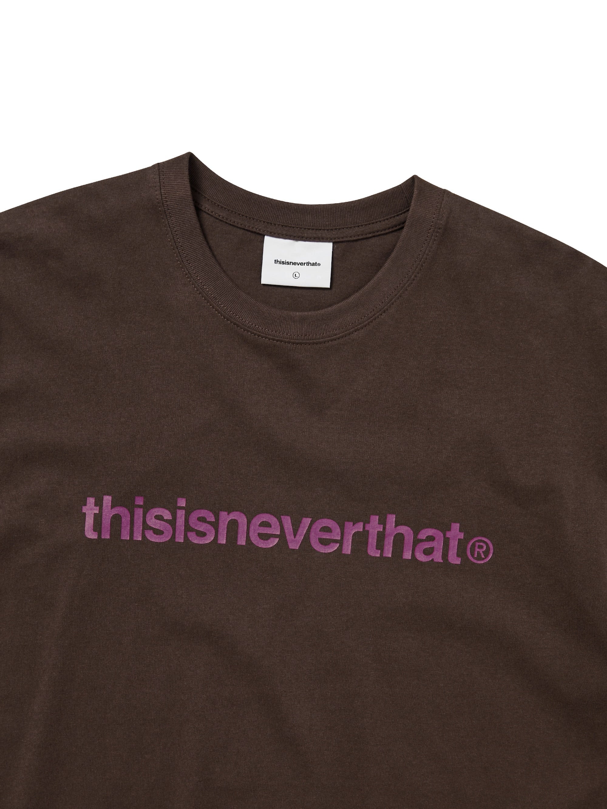 thisisneverthat - T-Logo Tee (Deep Chocolate) product image 2 | TRAB K-Fashion Australia