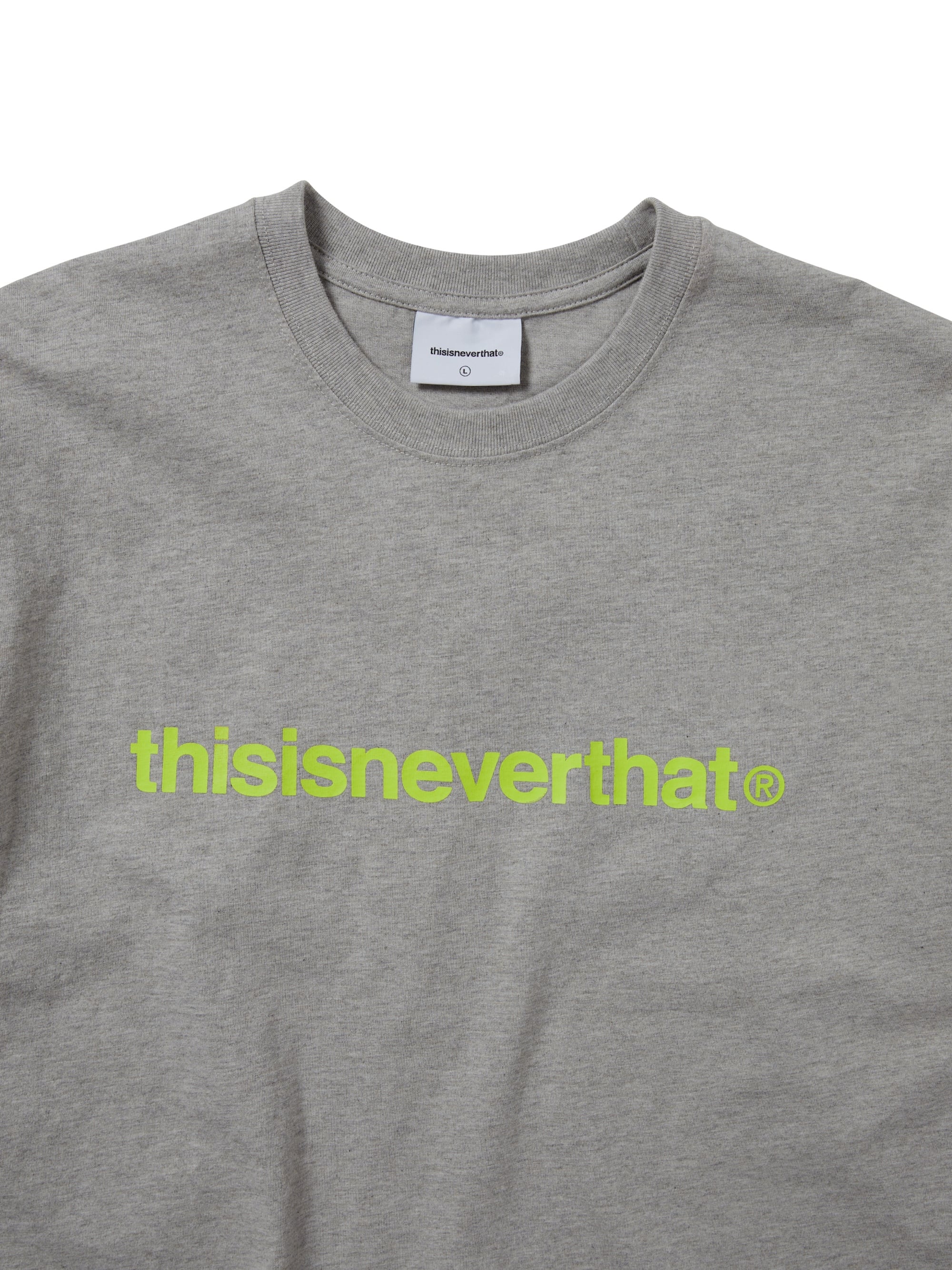 thisisneverthat - T-Logo Tee (Grey) product image 2 | TRAB K-Fashion Australia
