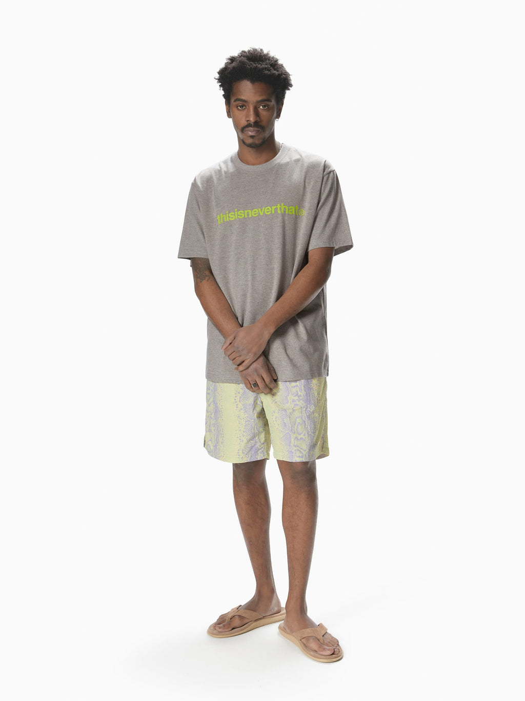 thisisneverthat - T-Logo Tee (Grey) product image 4 | TRAB K-Fashion Australia