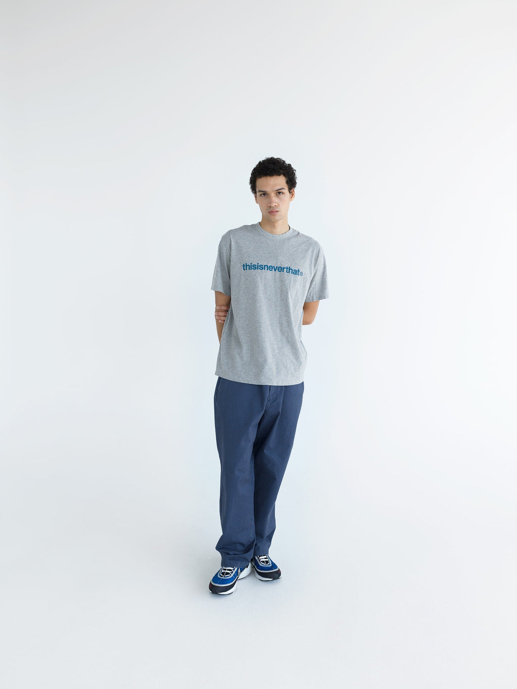 thisisneverthat - T-Logo Tee (Heather Grey) product image 7 | TRAB K-Fashion Australia