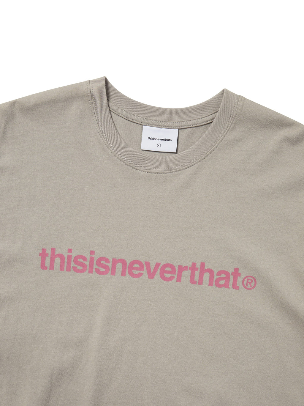 thisisneverthat - T-Logo Tee (Deep Beige) product image 2 | TRAB K-Fashion Australia
