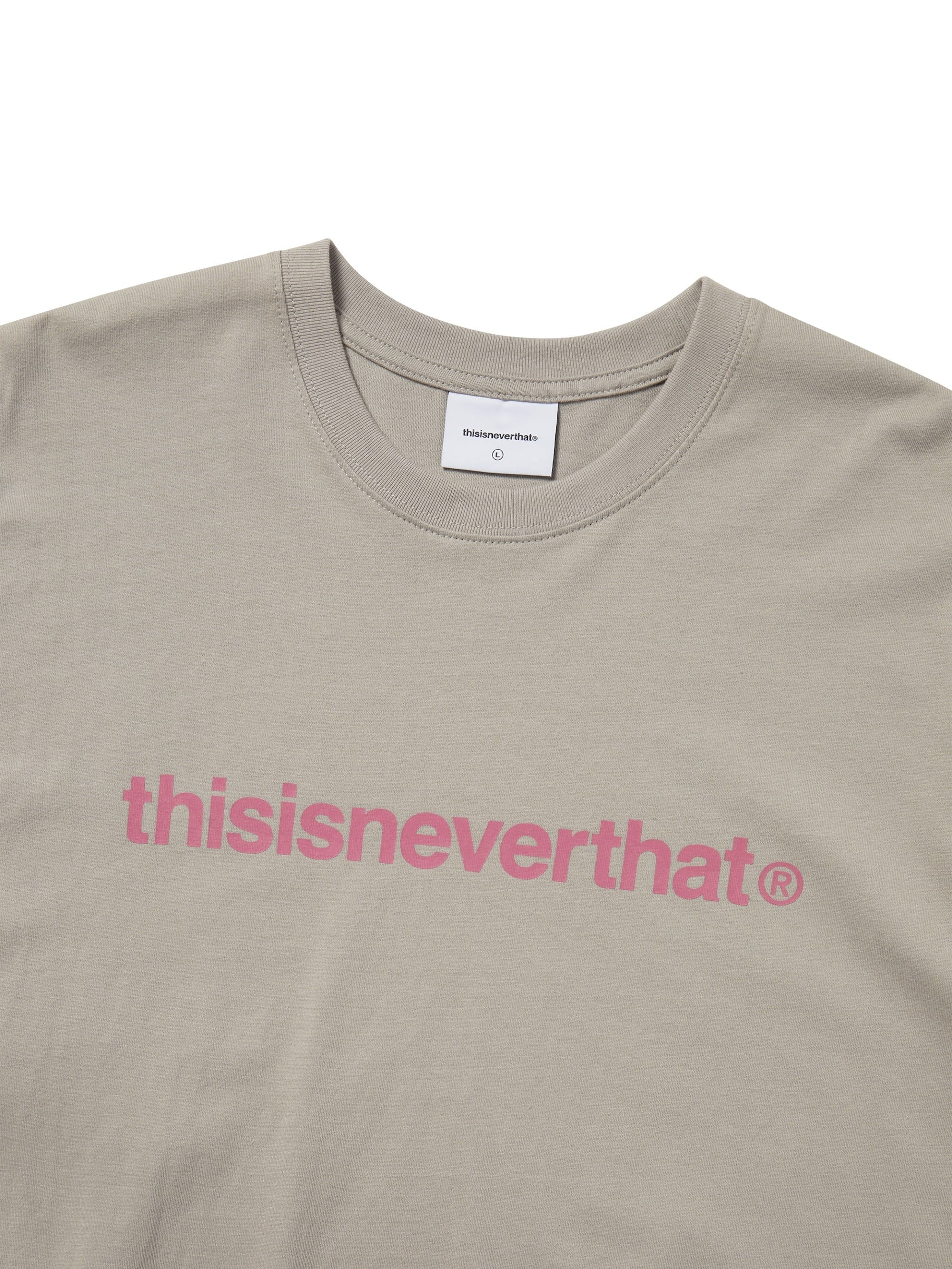 thisisneverthat - T-Logo Tee (Deep Beige) product image 2 | TRAB K-Fashion Australia