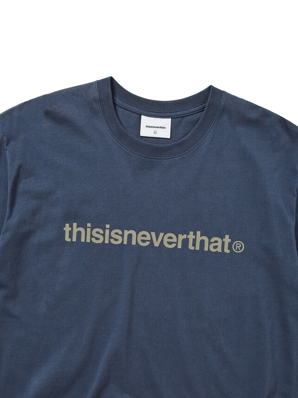 thisisneverthat - T-Logo Tee (Deep Water) product image 2 | TRAB K-Fashion Australia
