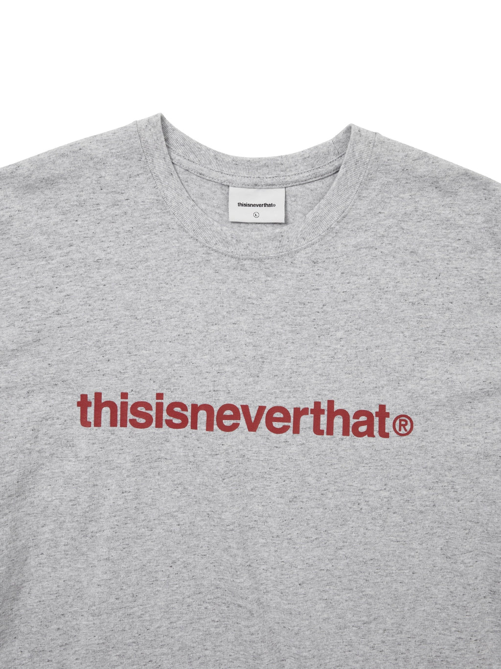 thisisneverthat - T-Logo Tee (Heather Grey) product image 2 | TRAB K-Fashion Australia