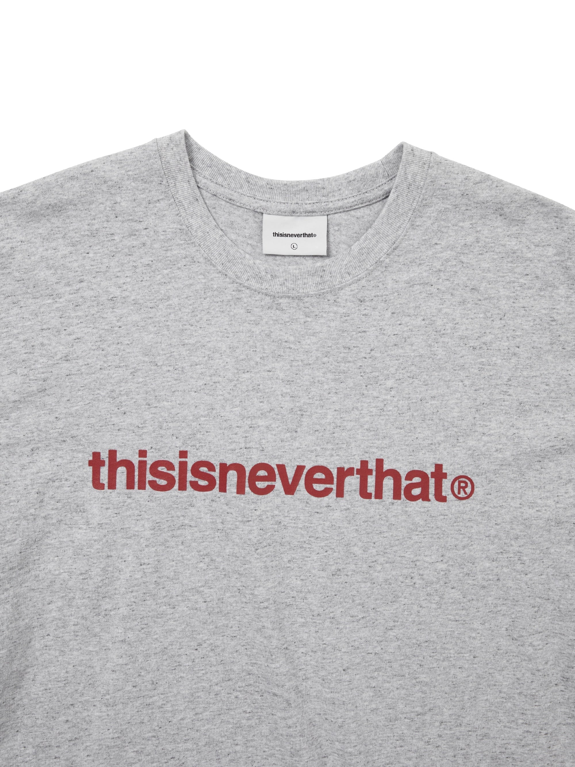 thisisneverthat - T-Logo Tee (Heather Grey) product image 2 | TRAB K-Fashion Australia