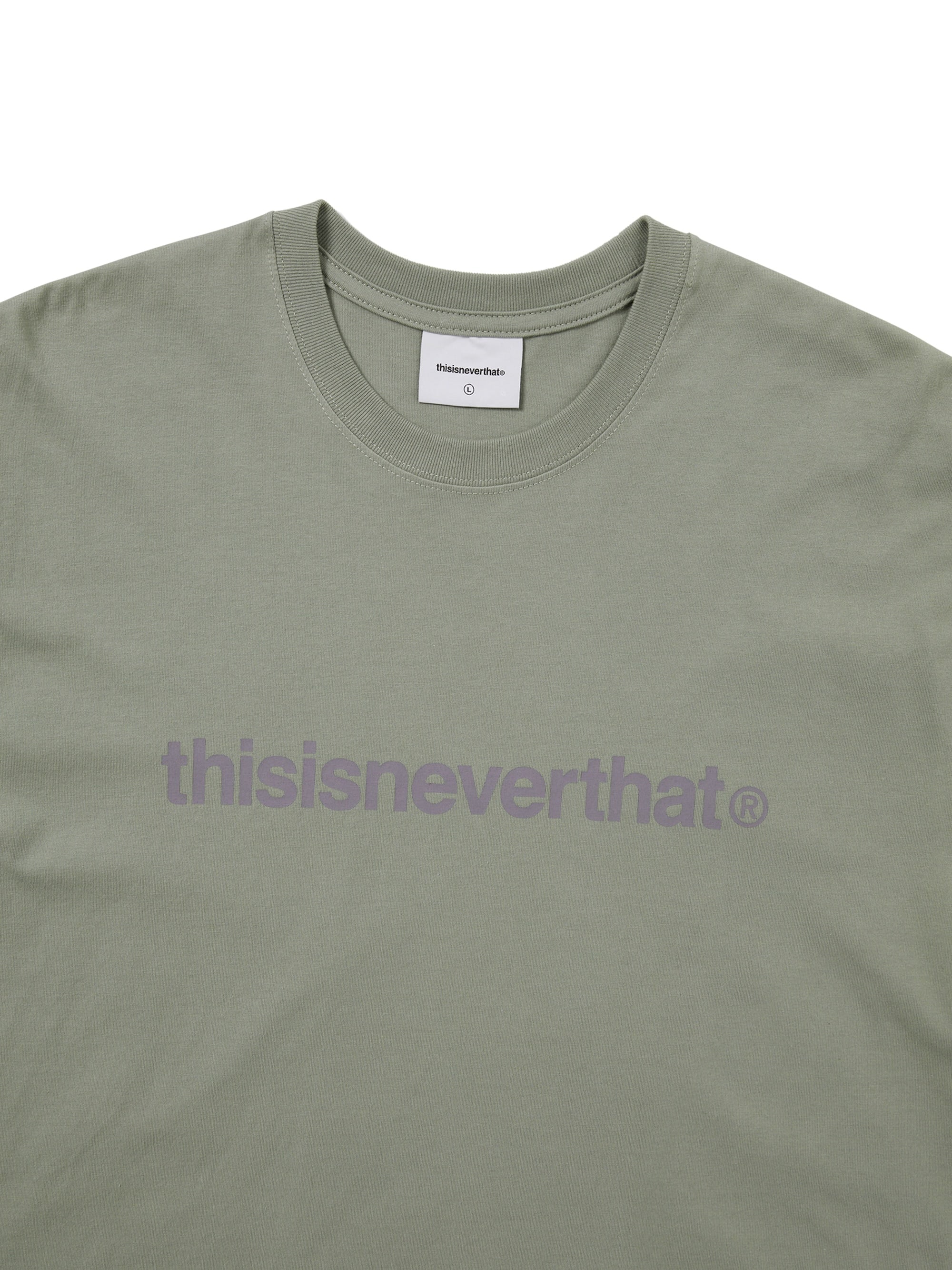 thisisneverthat - T-Logo Tee Heather (Oilve) product image 2 | TRAB K-Fashion Australia