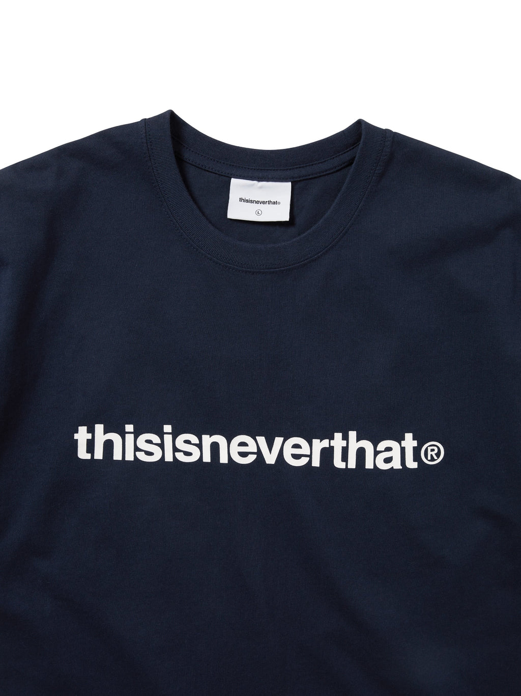 thisisneverthat - T-Logo Tee (Navy) product image 2 | TRAB K-Fashion Australia