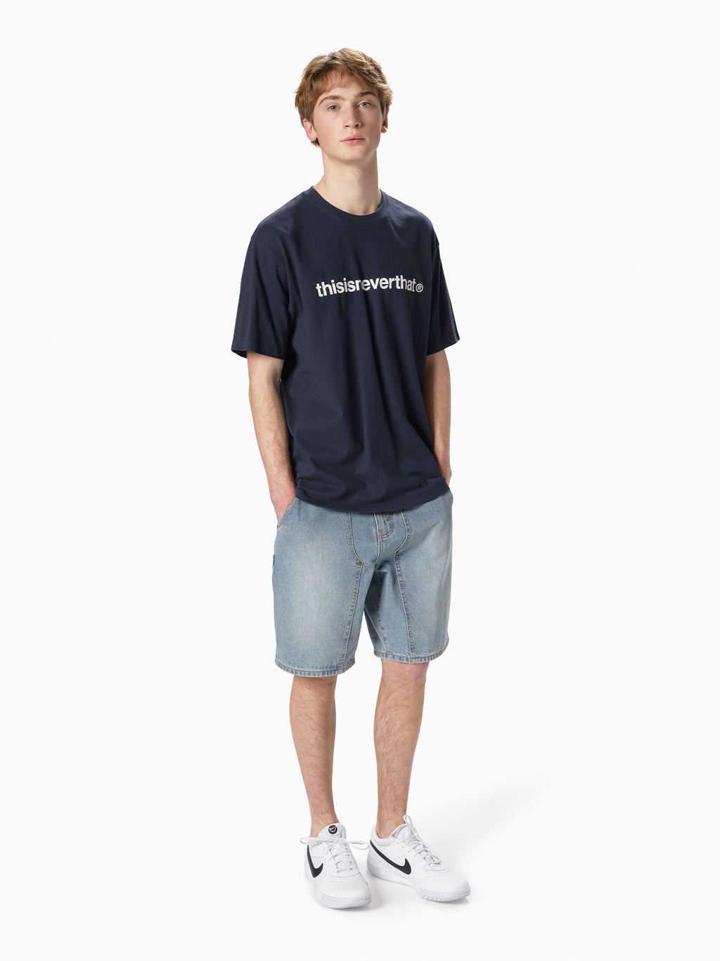 thisisneverthat - T-Logo Tee (Navy) product image 4 | TRAB K-Fashion Australia