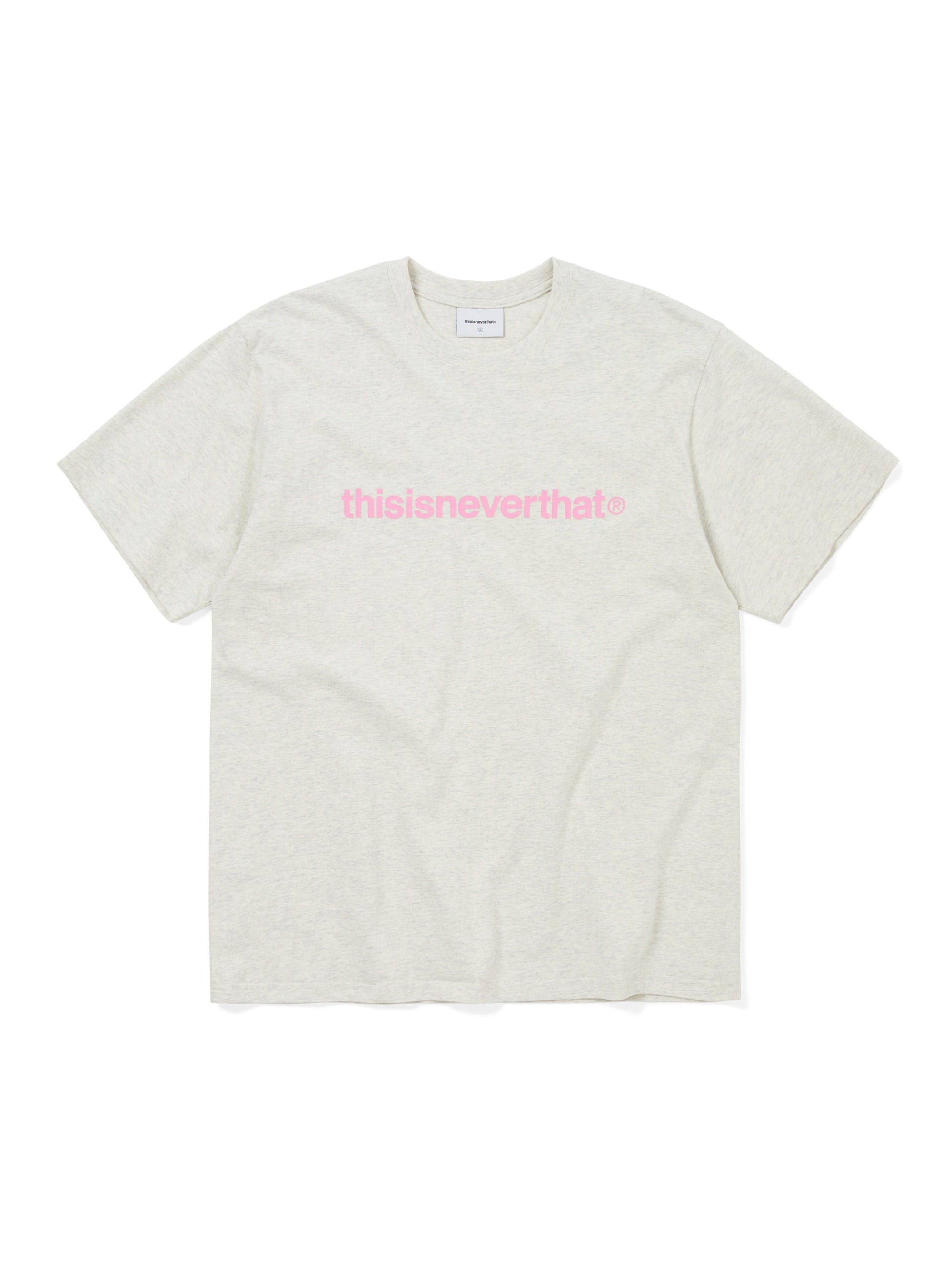 thisisneverthat - T-Logo Tee Heather (Oatmeal) product image 1 | TRAB K-Fashion Australia