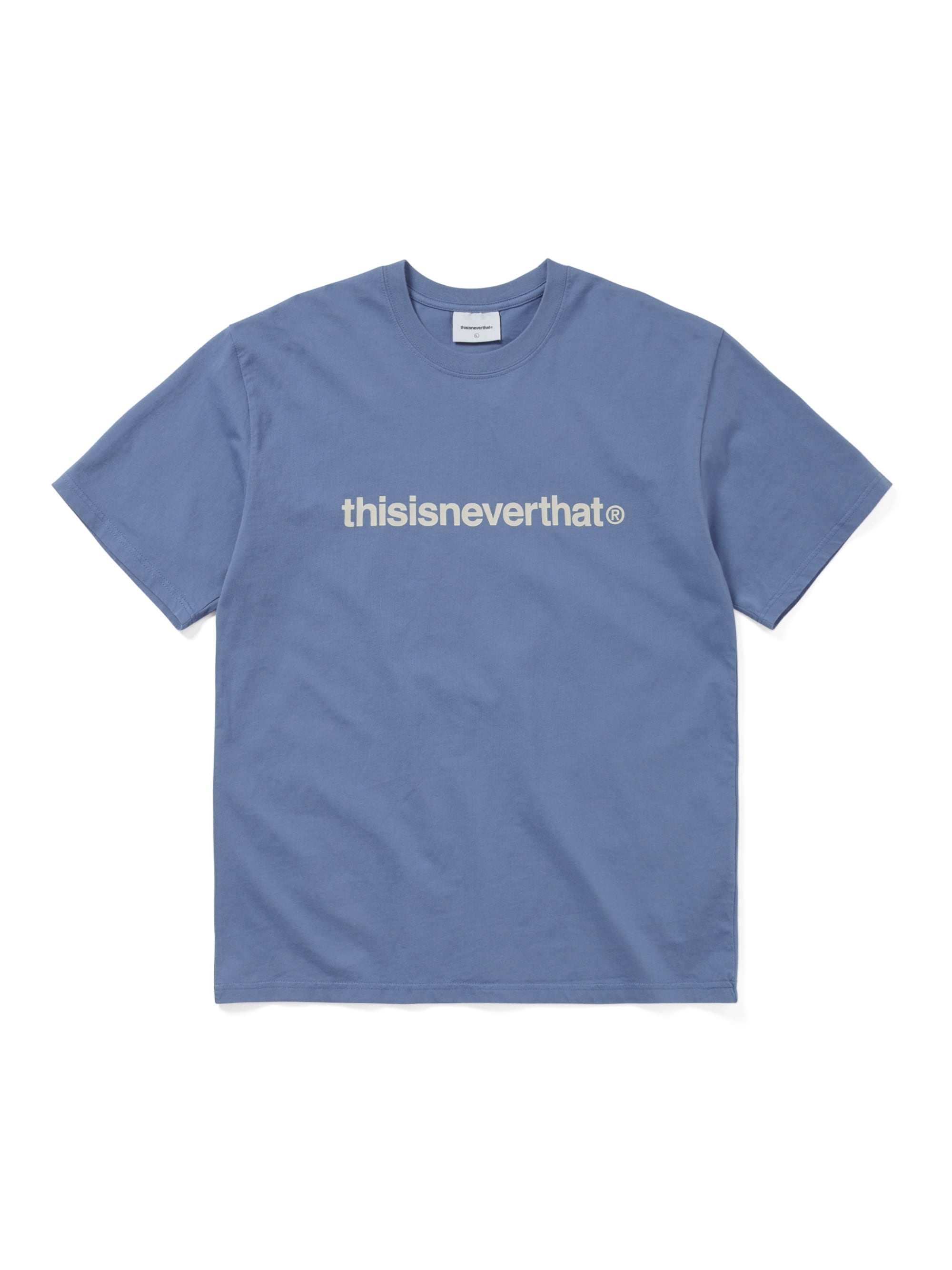 thisisneverthat - T-Logo Tee (Steel Blue) product image 1 | TRAB K-Fashion Australia