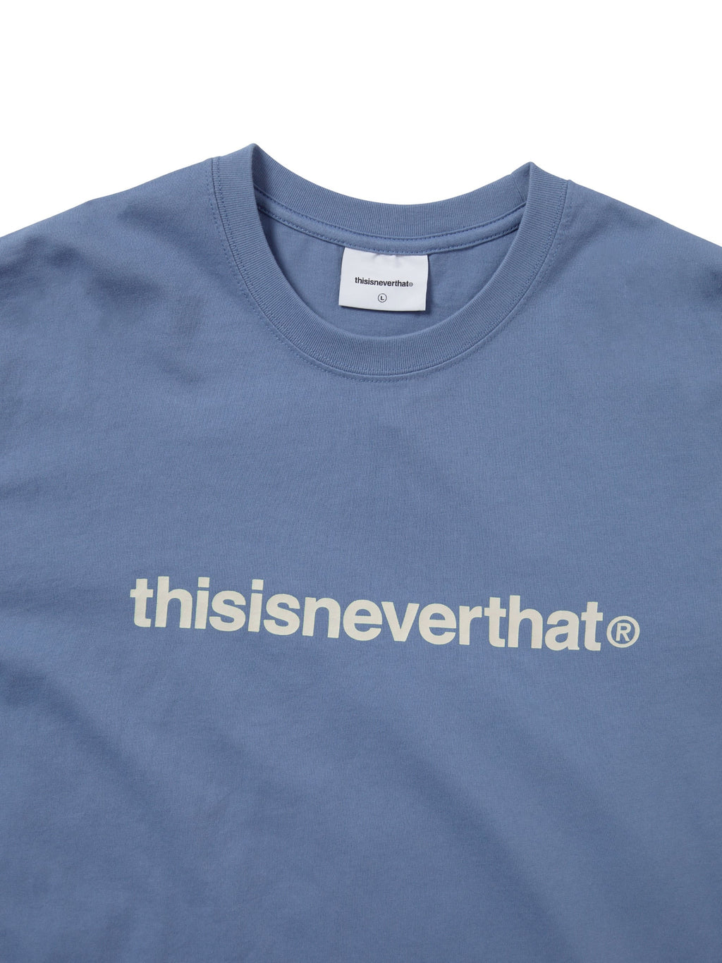 thisisneverthat - T-Logo Tee (Blue) product image 2 | TRAB K-Fashion Australia