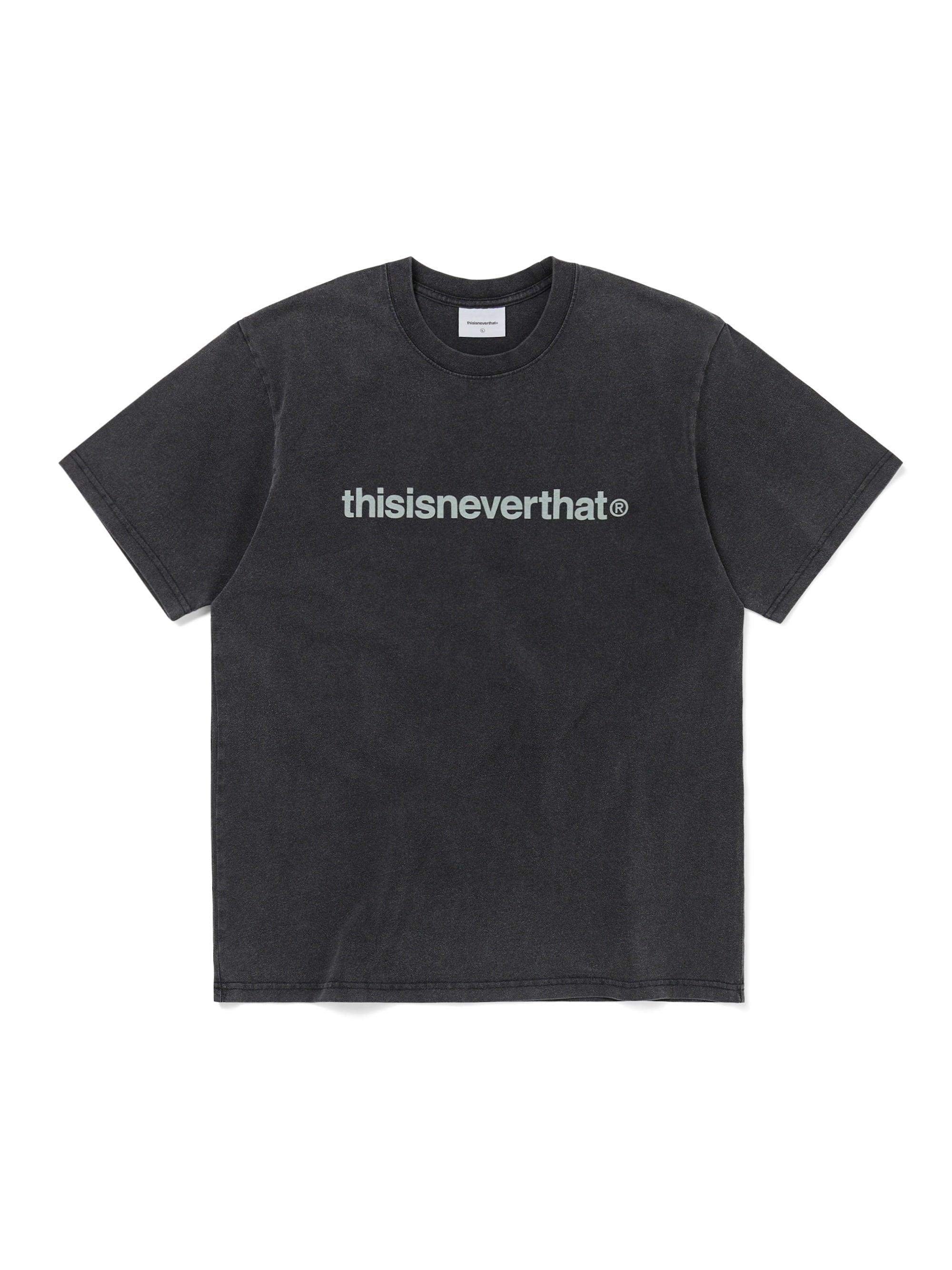 thisisneverthat - T-Logo Tee Heather (Black) product image 1 | TRAB K-Fashion Australia