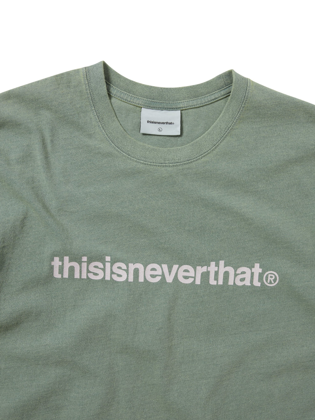 thisisneverthat - T-Logo Tee (Washed Blue) product image 2 | TRAB K-Fashion Australia
