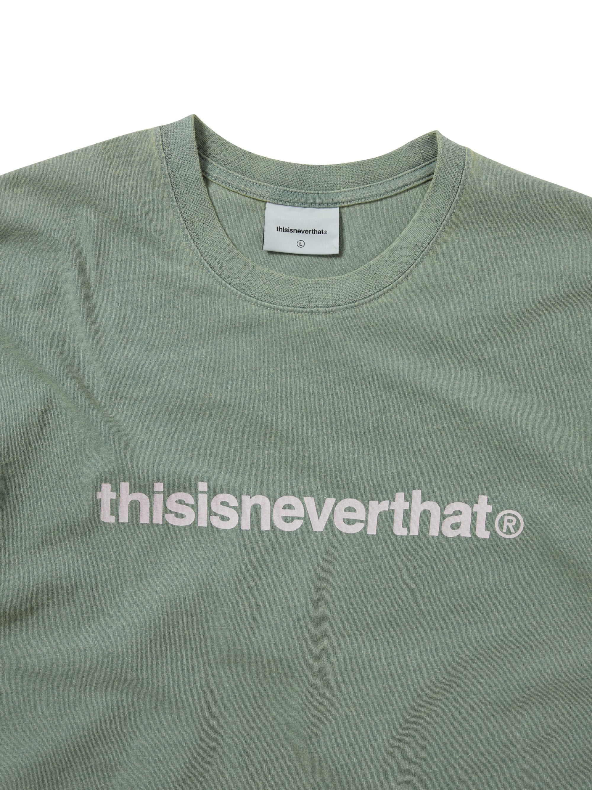 thisisneverthat - T-Logo Tee (Washed Blue) product image 2 | TRAB K-Fashion Australia