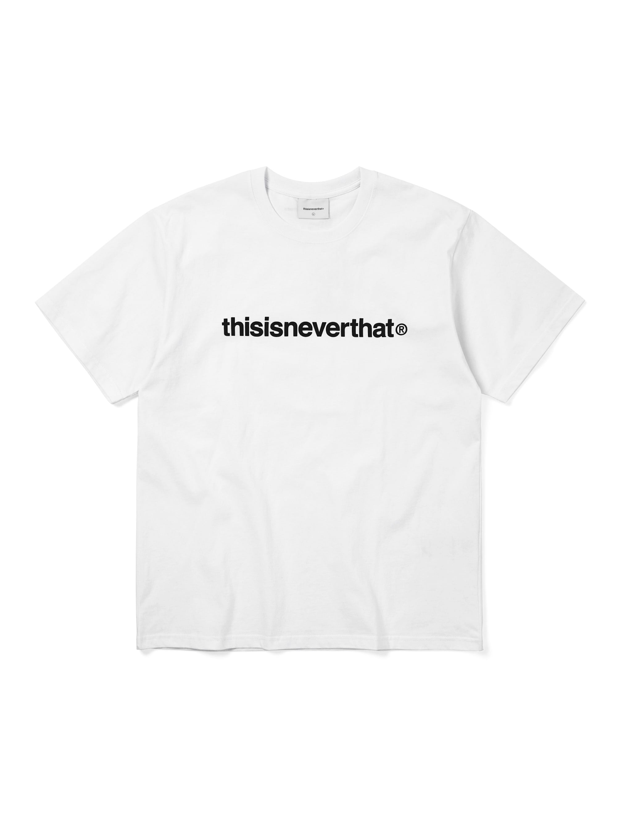 thisisneverthat - T-Logo Tee (White) product image 1 | TRAB K-Fashion Australia