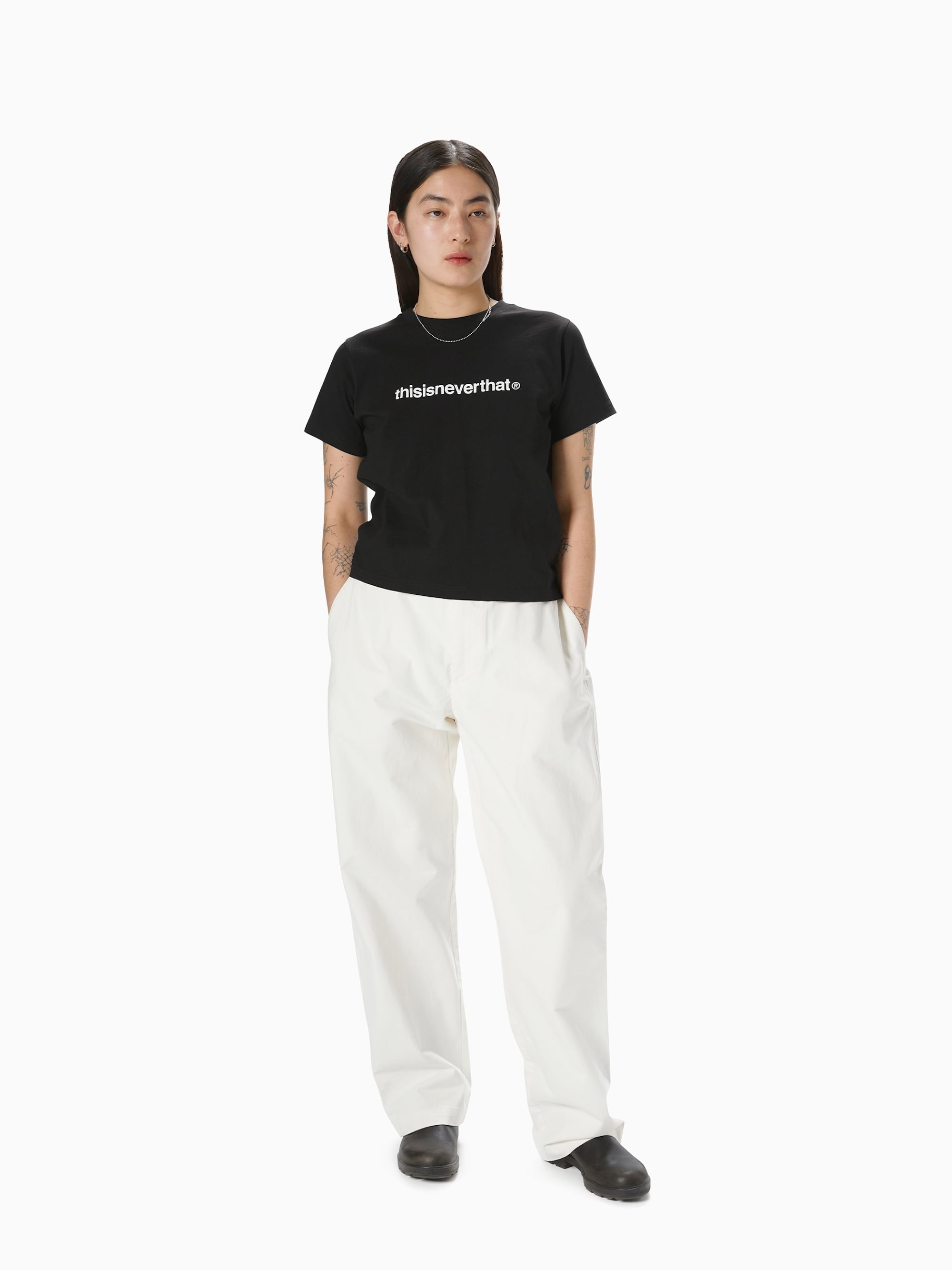 thisisneverthat - T-Logo W Tee (Off Black) product image 4 | TRAB K-Fashion Australia