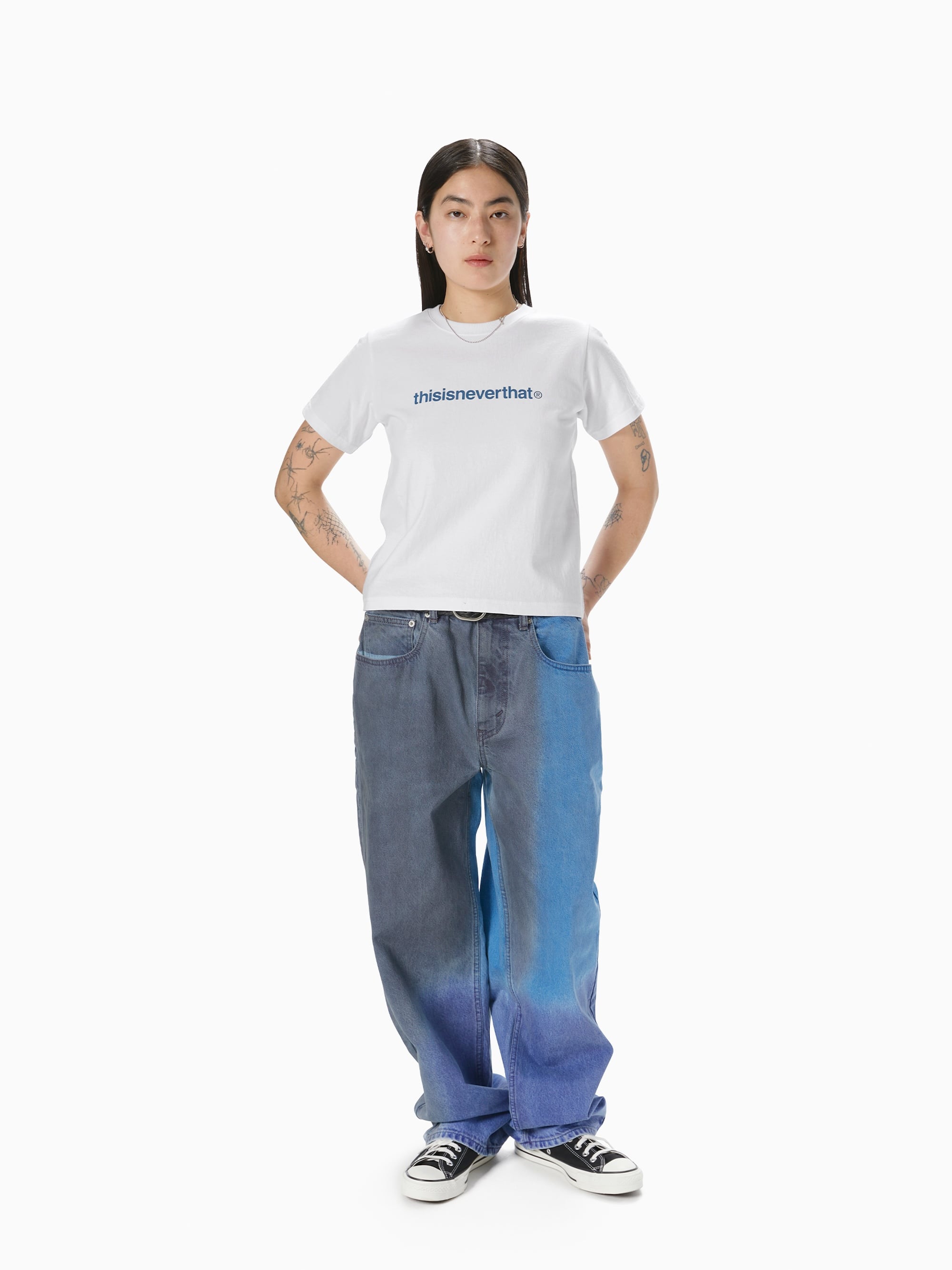 thisisneverthat - T-Logo W Tee (White) product image 4 | TRAB K-Fashion Australia