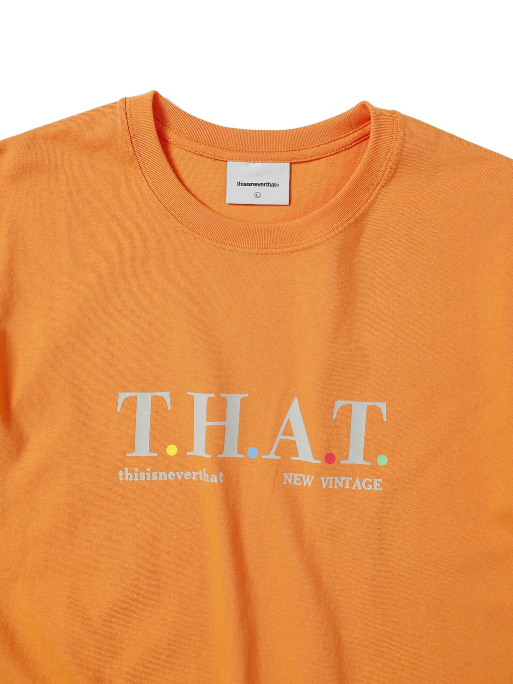 thisisneverthat - T.H.A.T. Tee (Orange) product image 2 | TRAB K-Fashion Australia